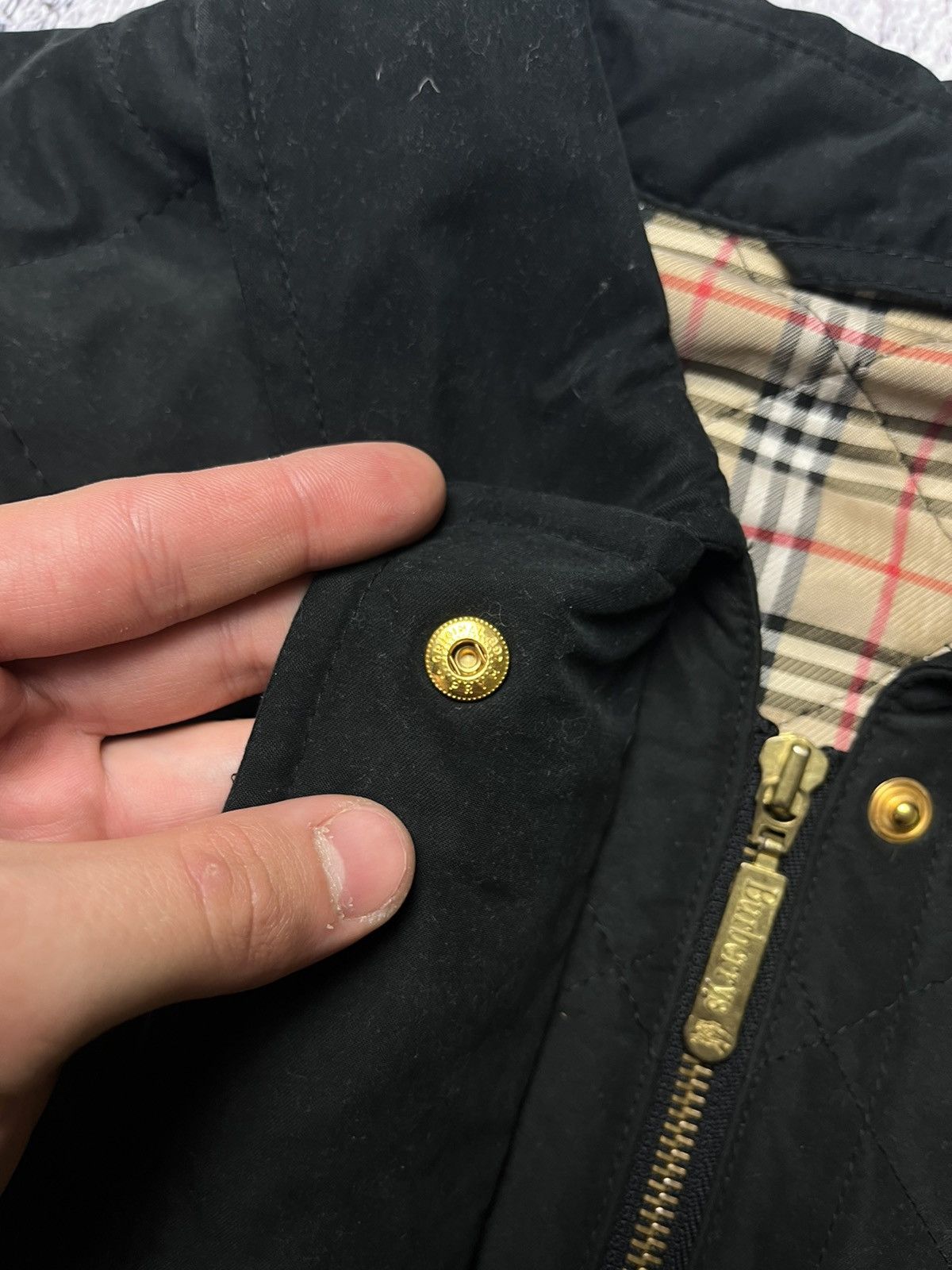 Burberry Vintage Burberrys luxury Quilted Lined Jacket Size US S / EU 44-46 / 1 - 11 Thumbnail