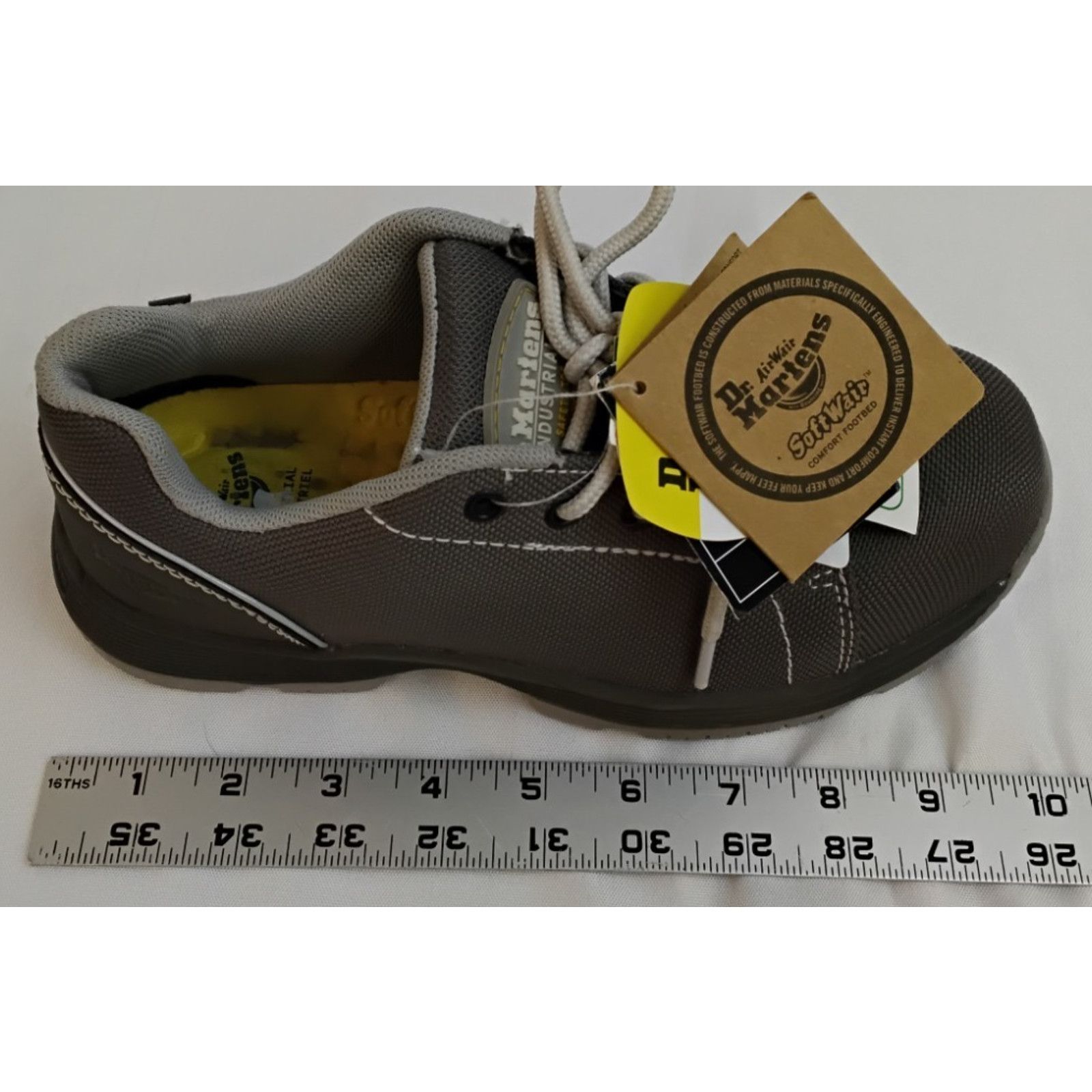 Dr. Martens Dr Martens Industrial Steel Toe Shoes Women's 5 Gray Mesh Size US 5 / IT 35 - 16 Thumbnail
