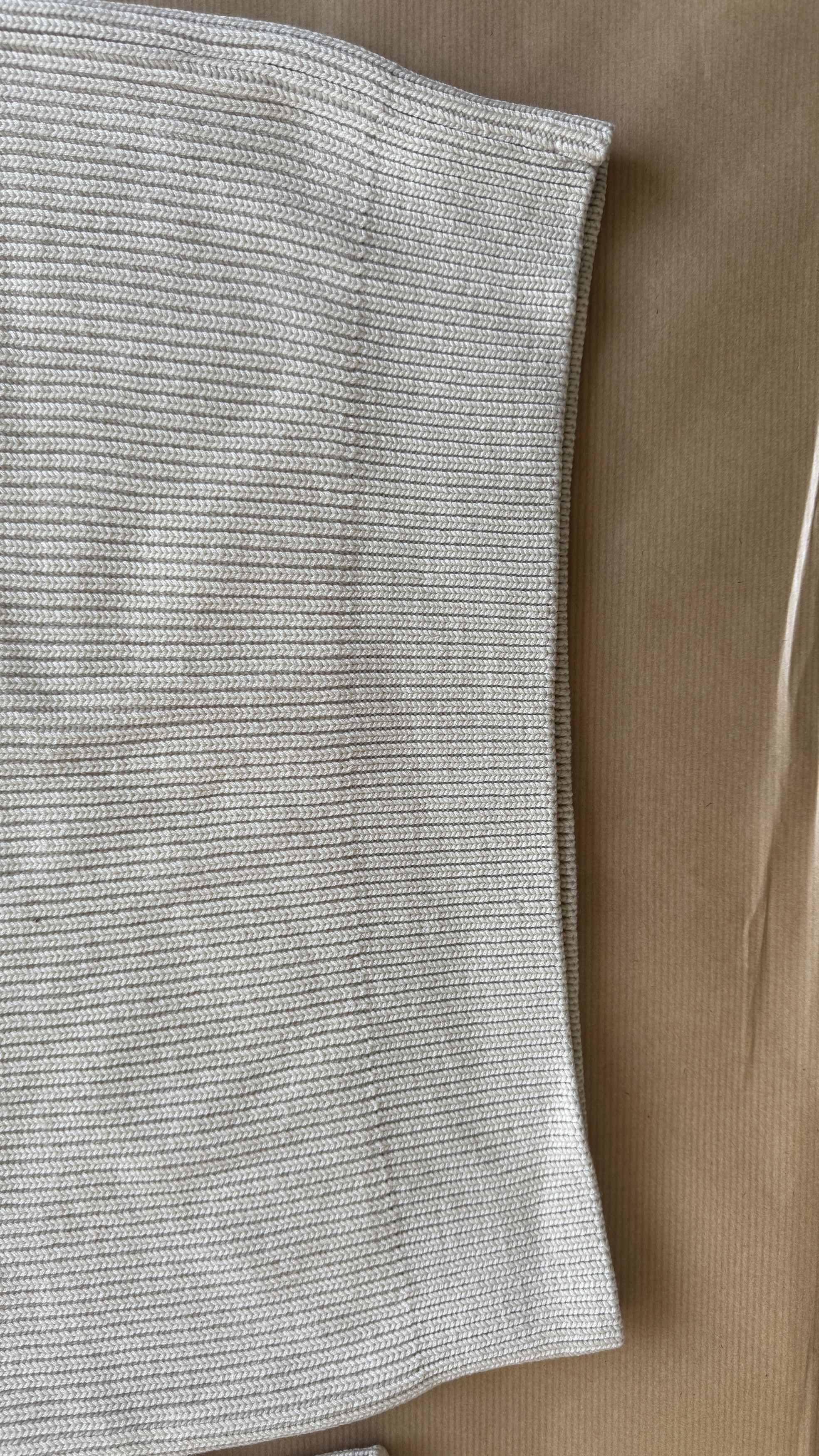 Auralee aa . 4 . as new . SUPER FINE WOOL RIB KNIT BIG P/O .A6AP01RK Size US S / EU 44-46 / 1 - 13 Thumbnail