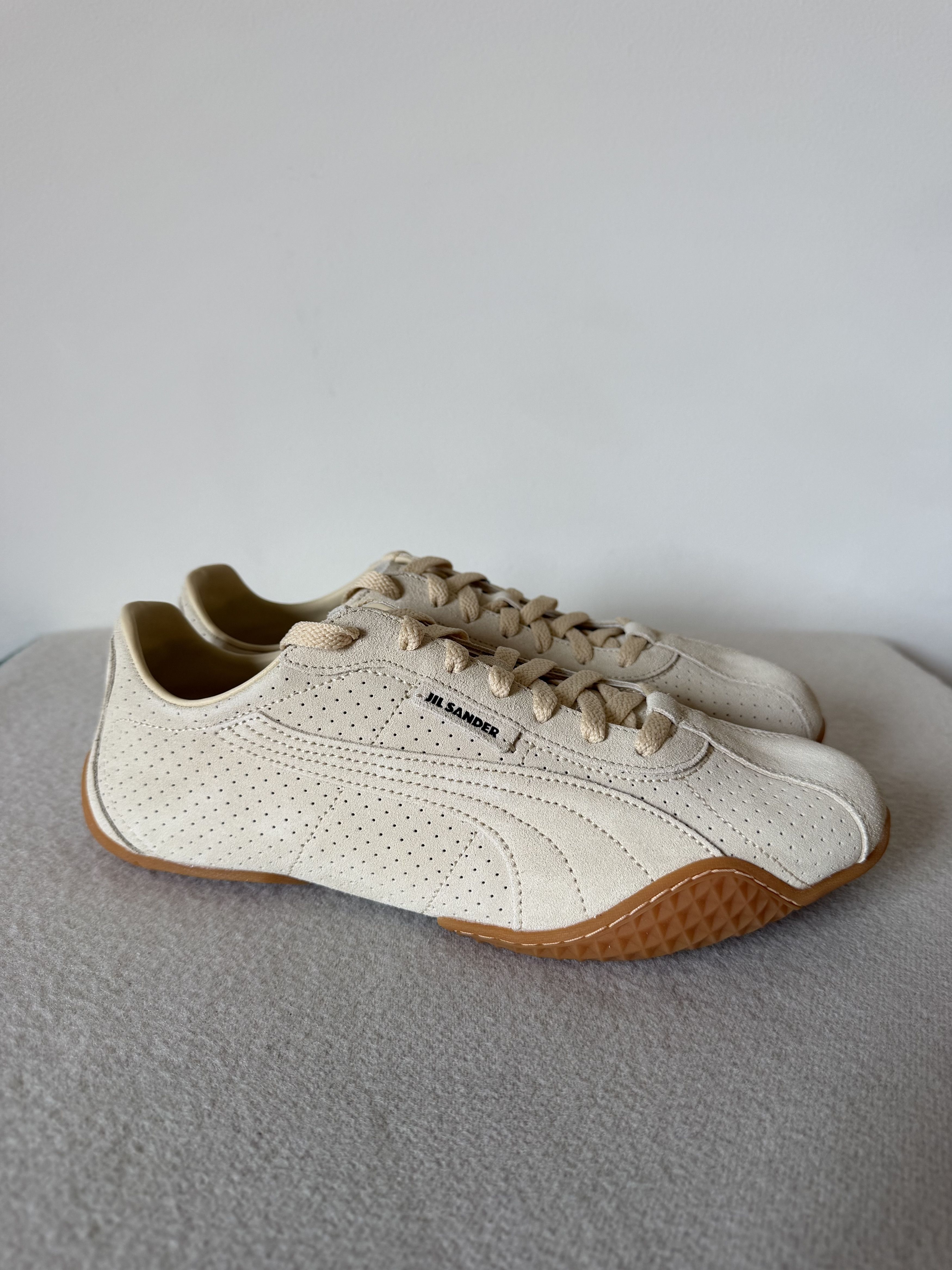 PUMA Men\'s Low-Top Army Trainer Bonanza Beige Suede 381228-01 Size US 12 PUMA Men\ main image 4