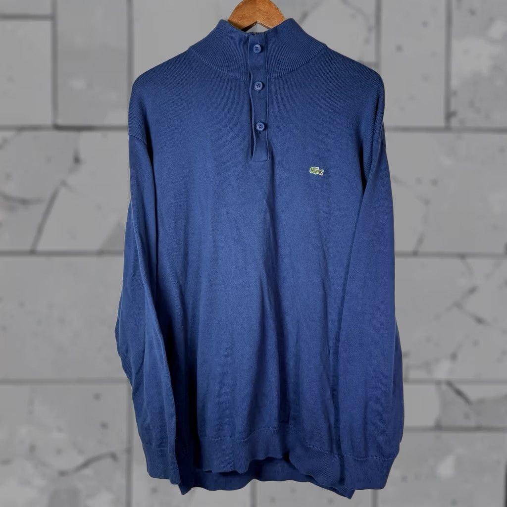 Lacoste Lacoste Blue 100% Cotton Half Zip Pullover Casual Sweater Mens XL Size Blue Pullover Mens XL Cotton Lacoste Half Zip Casual Sweater Size US XL / EU 56 / 4 - 1 Thumbnail