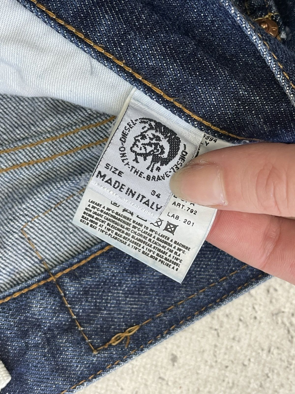 Diesel Diesel flared retro style y2k jeans pants Size US 34 / EU 50 - 8 Thumbnail