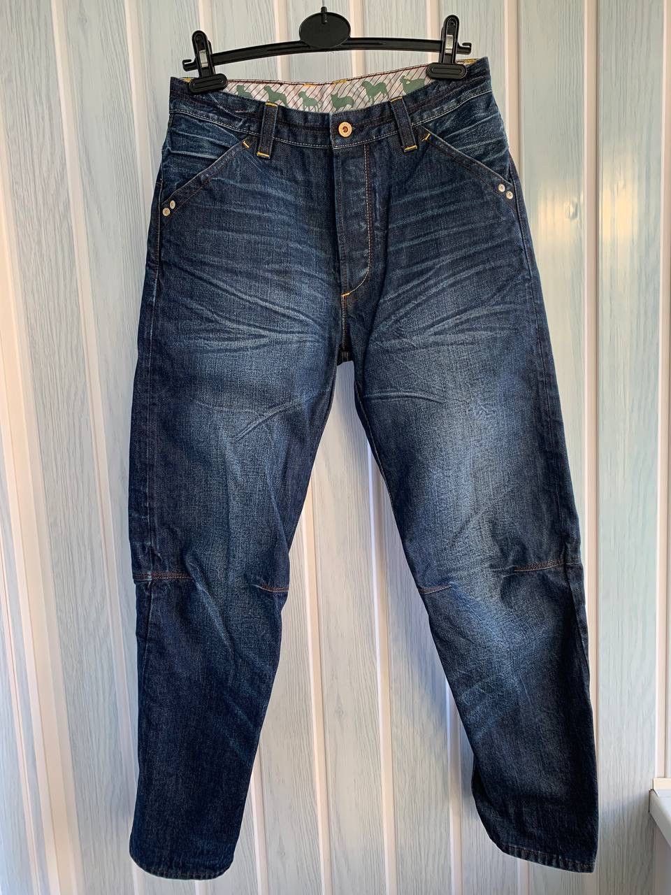 Japanese Brand × Vintage One True Saxon Cotton Pockets Tapered Denim Selvedge Jeans Size US 30 / EU 46 - 1 Thumbnail