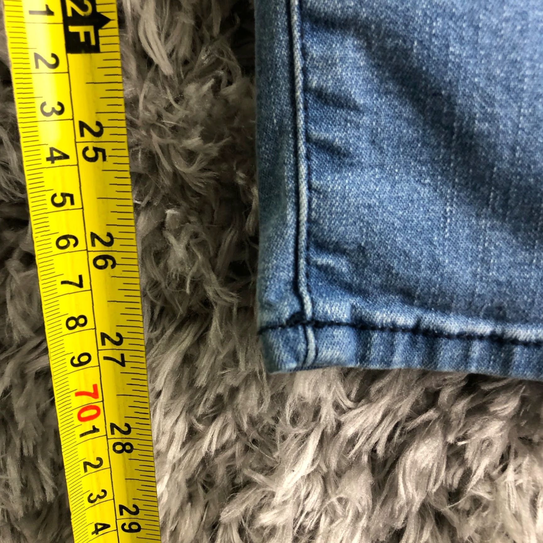 Vintage Arizona Jeans Womens Size 15 High Rise Super Skinny Medium Wash Blue Jeans Size 36" / US 14 / IT 50 - 3 Thumbnail