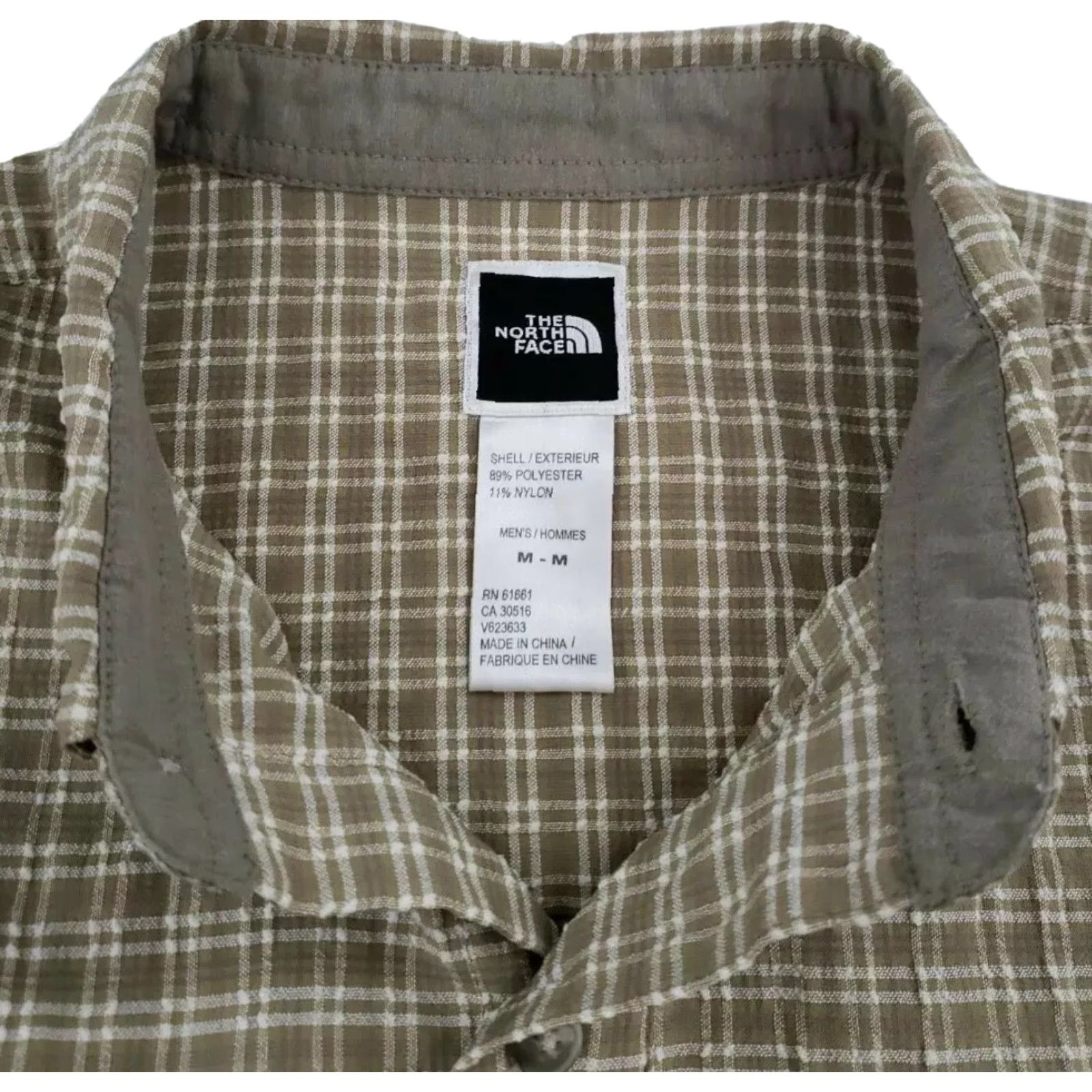 The North Face The North Face Shirt Adult Medium Green Brown Plaid Button Up Pockets Hiking Men Size US M / EU 48-50 / 2 - 3 Thumbnail