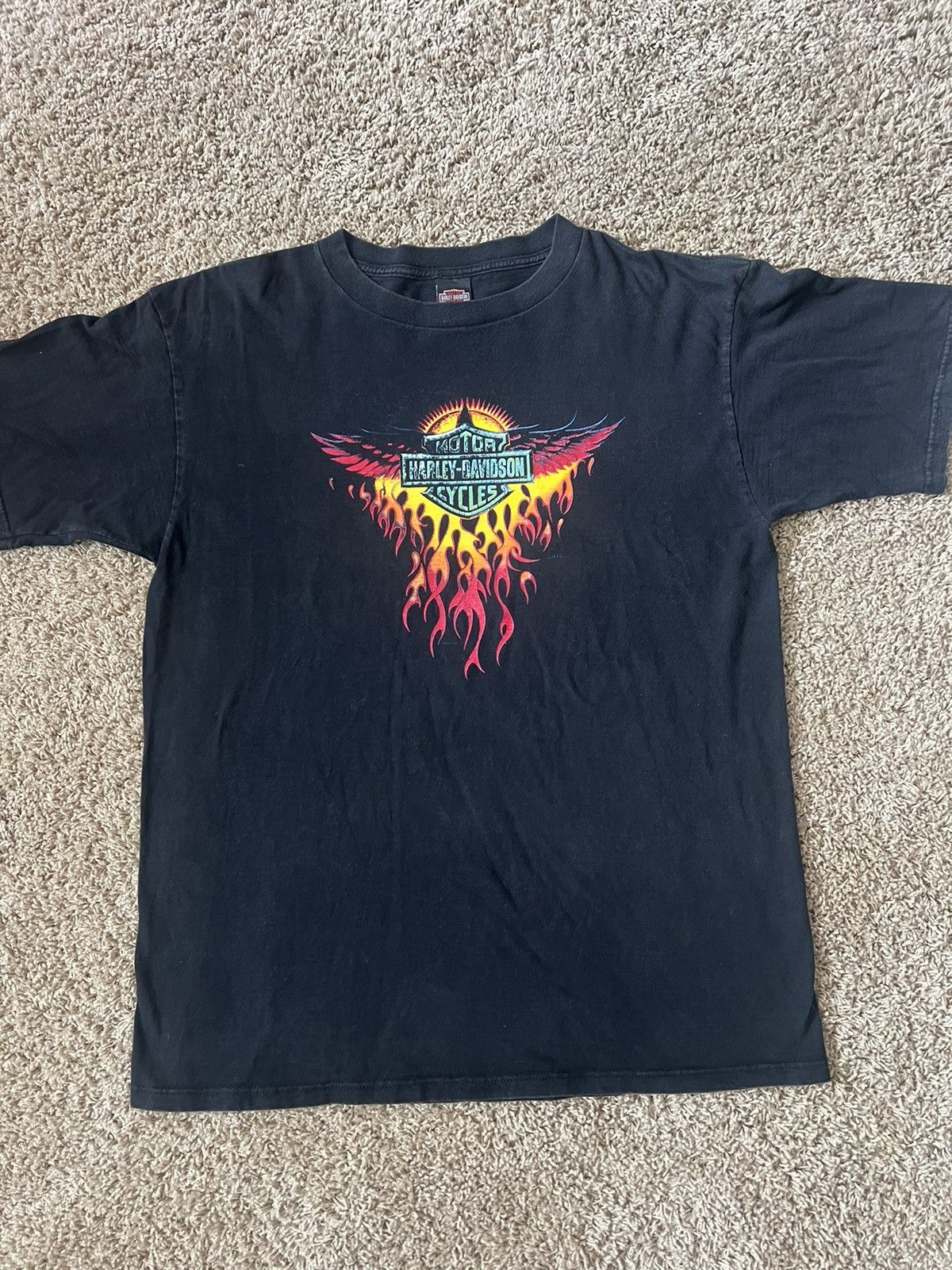 Harley Davidson Harley Davidson Flame shirt aspen colorado Size US XL / EU 56 / 4 - 2 Thumbnail
