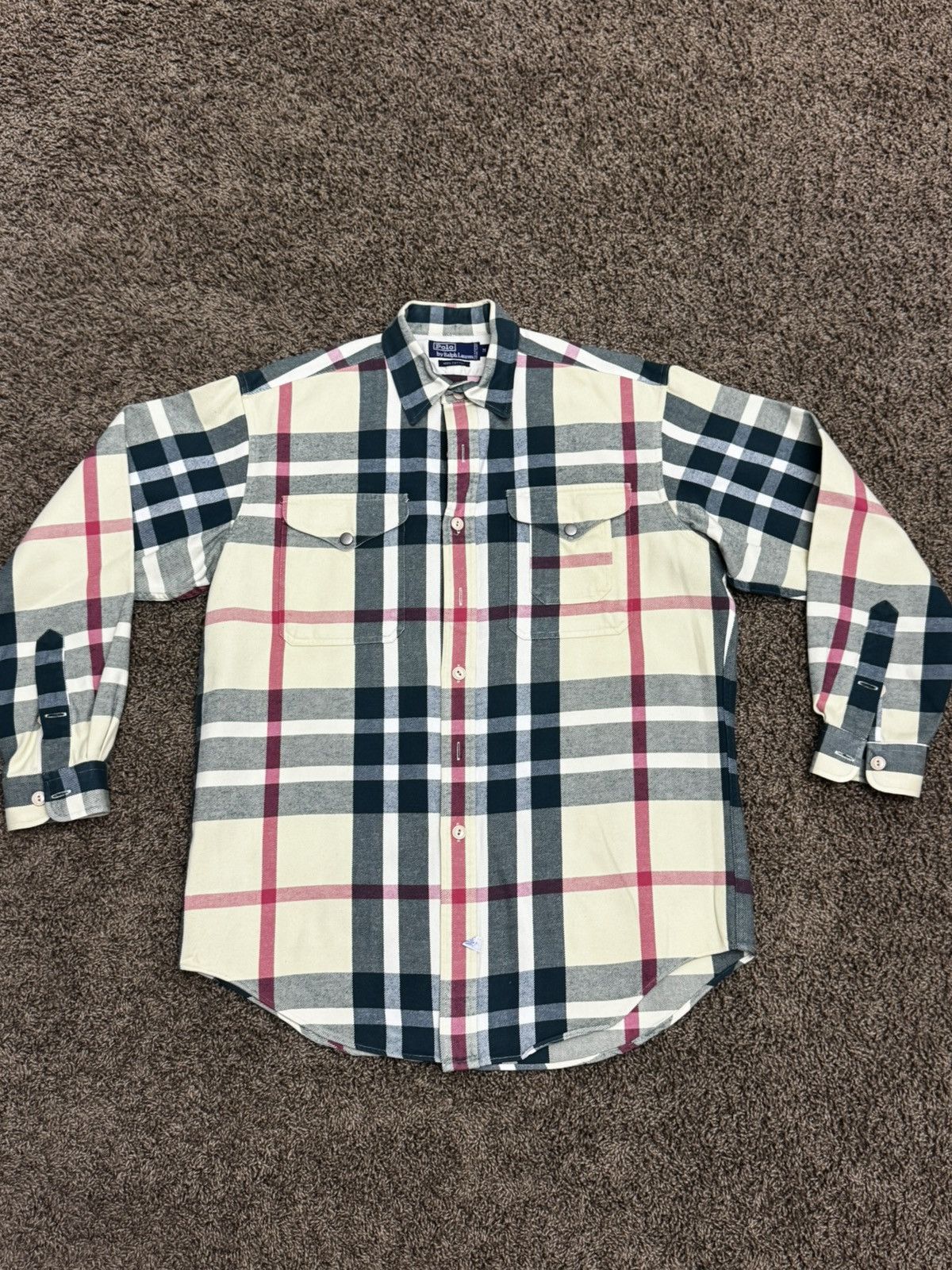 Polo Ralph Lauren Vintage Ralph Lauren Nova Check Long-Sleeved Shirt Size US M / EU 48-50 / 2 - 1 Thumbnail
