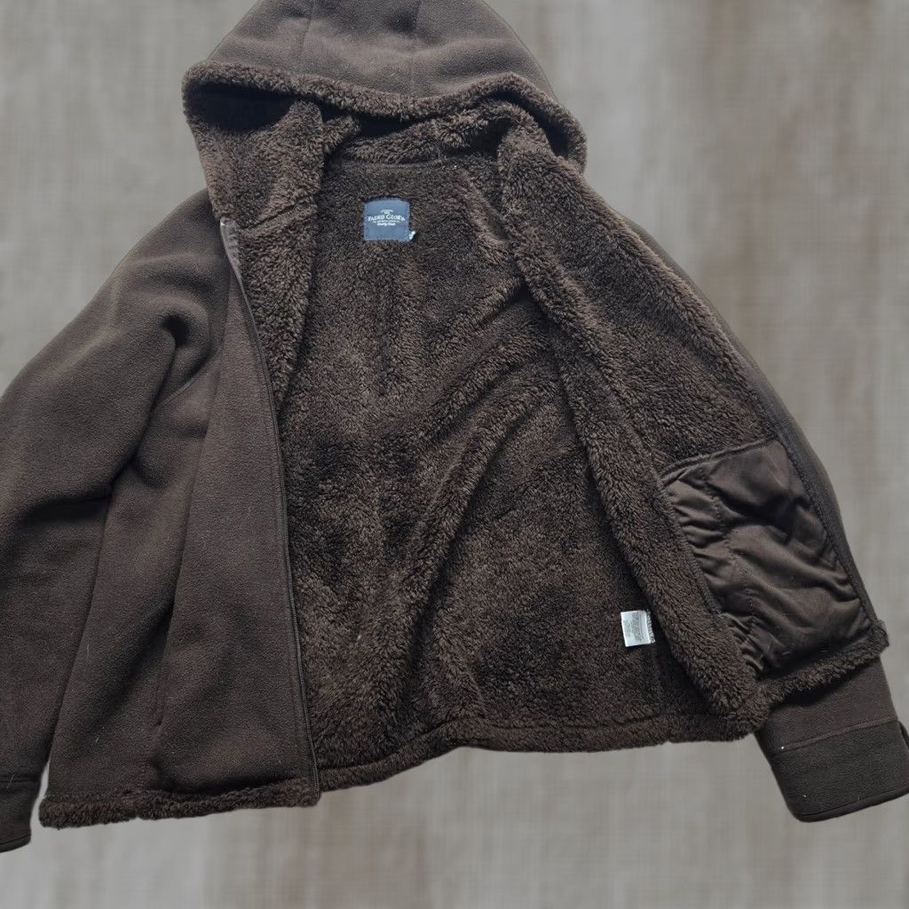 Faded Glory Faded Glory Jacket Fleece Solid Brown Hood Long Sleeve Adult Women's XL Brown Faded Glory Jacket, Solid, Fleece, Hooded, Zip, Regular Fit, Women Size XL / US 12-14 / IT 48-50 - 1 Thumbnail