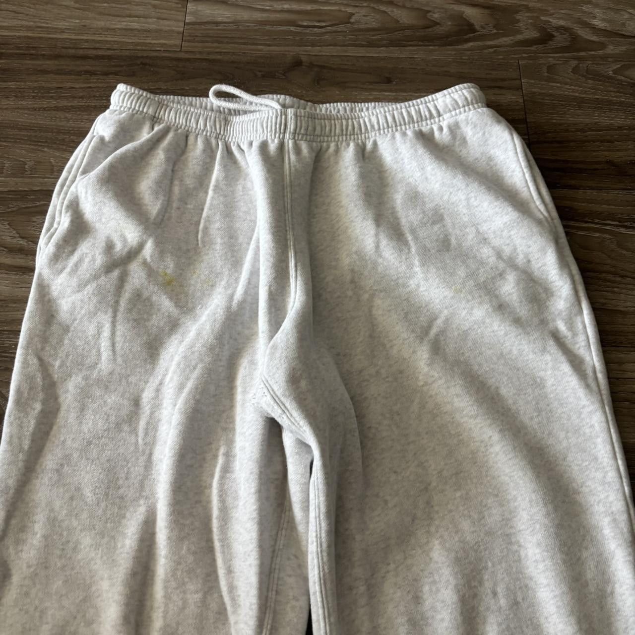 Vintage Crazy Vintage Y2K/2000s Baggy Light Grey Streetwear Casual Essential Sweatpants! Fits L Size US 34 / EU 50 - 4 Thumbnail