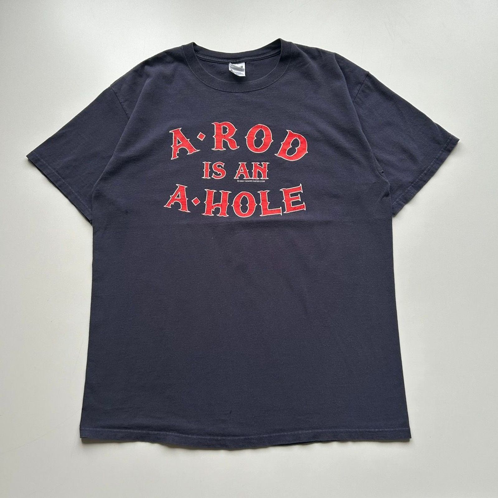 Anvil Vintage Y2K A-Rod Asshole Boston Red Sox MLB T Shirt XL Size US XL / EU 56 / 4 - 1 Thumbnail