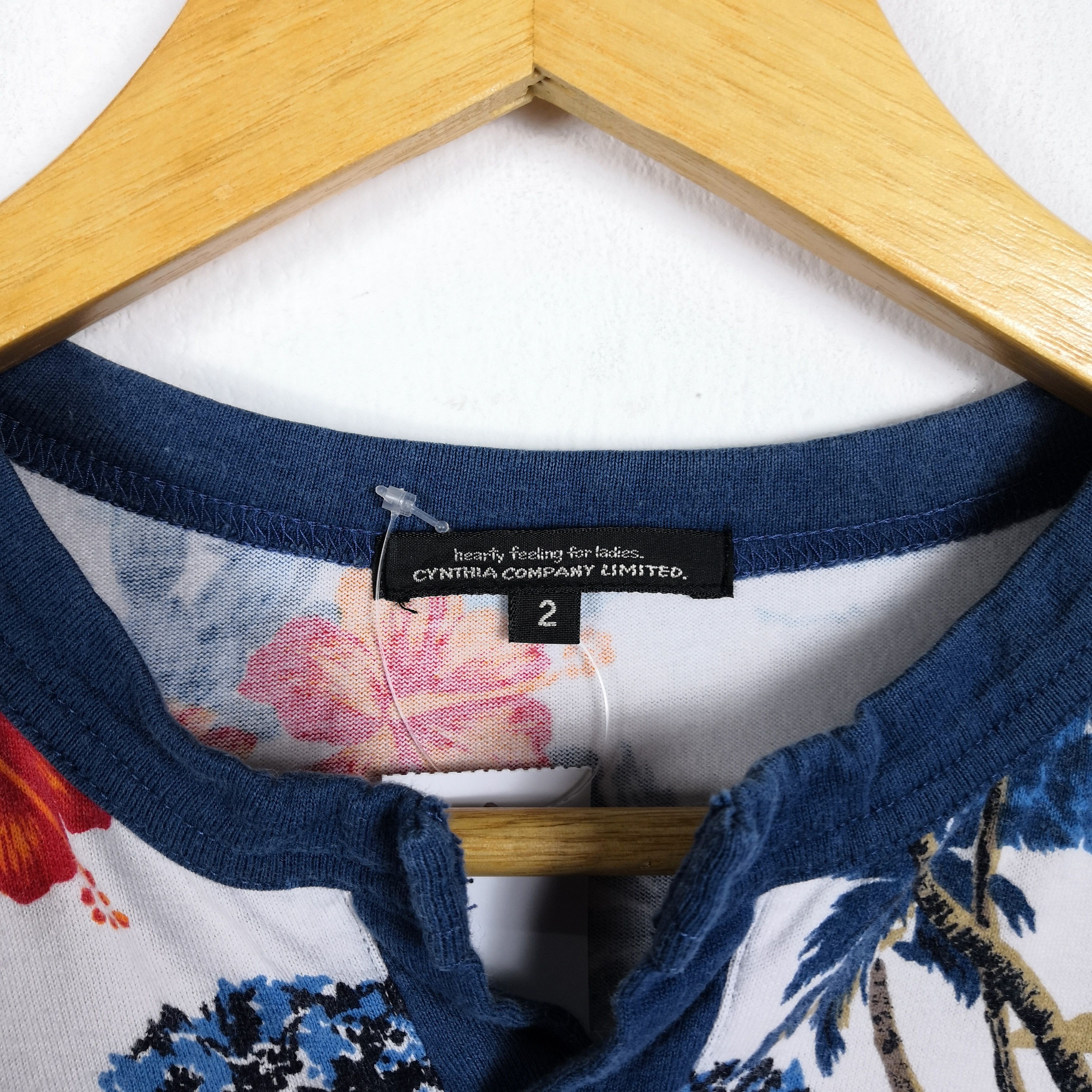 Japanese Brand Vintage Y2K Hawaiian T-Shirt Japanese Over Print Ringer Tee Size S / US 4 / IT 40 - 6 Thumbnail