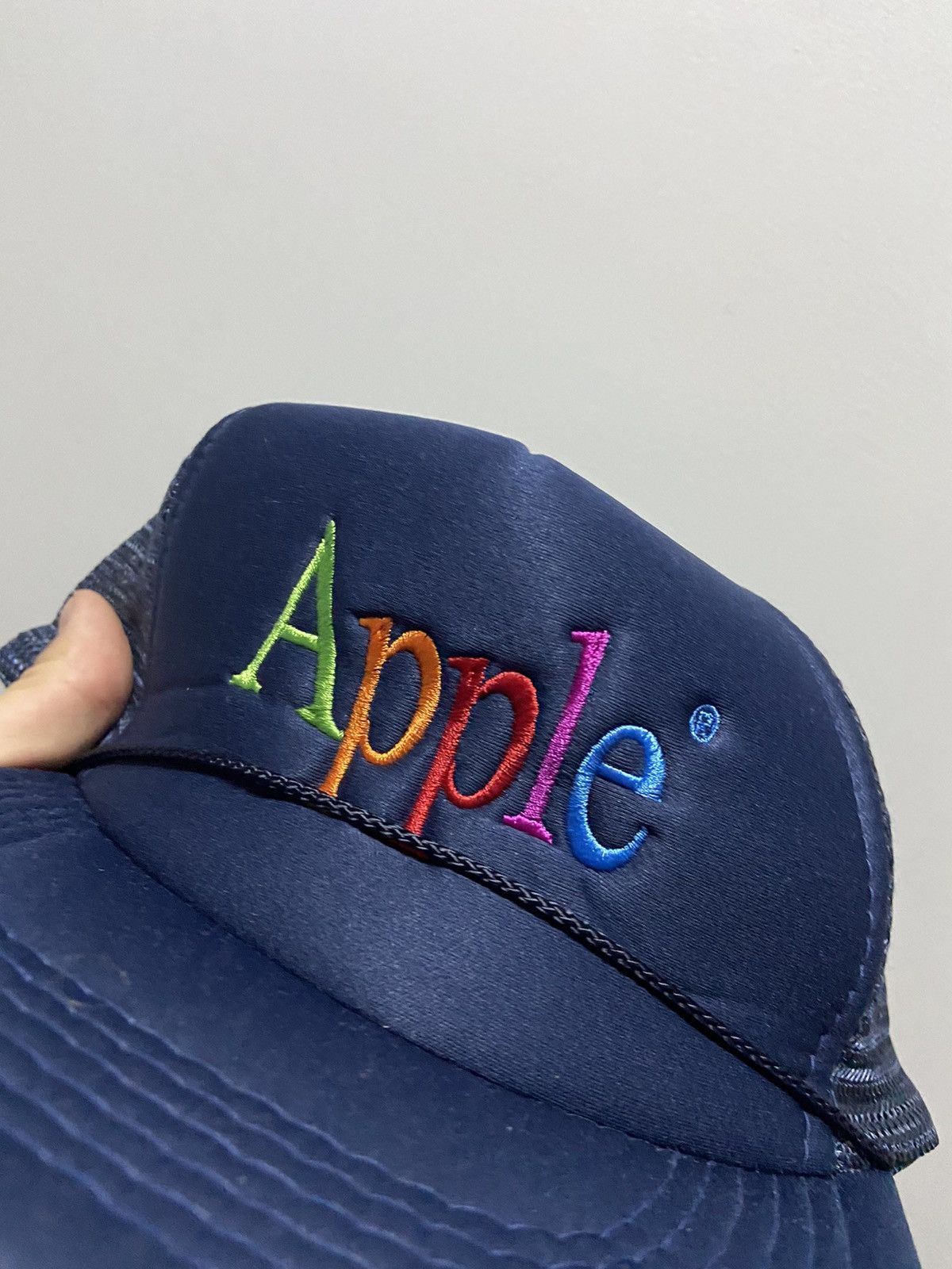 Apple × Vintage Apple cap mesh big logo Size ONE SIZE - 7 Thumbnail