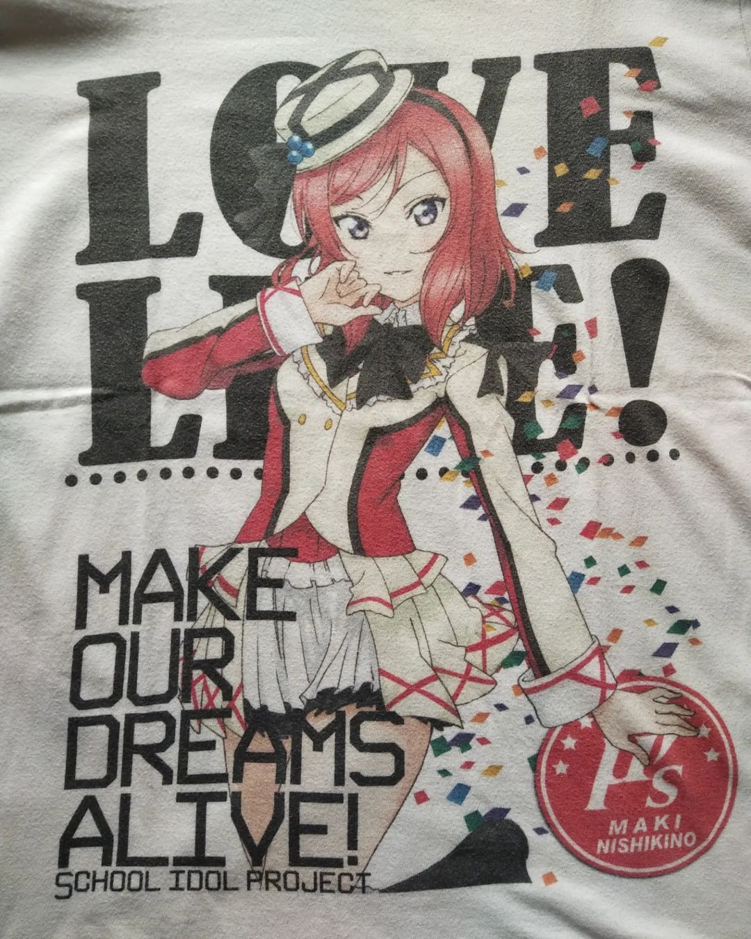 Anime × Japanese Brand Love Live! Maki Nishikino Anime Idol Tees Cospa Size US M / EU 48-50 / 2 - 2 Thumbnail