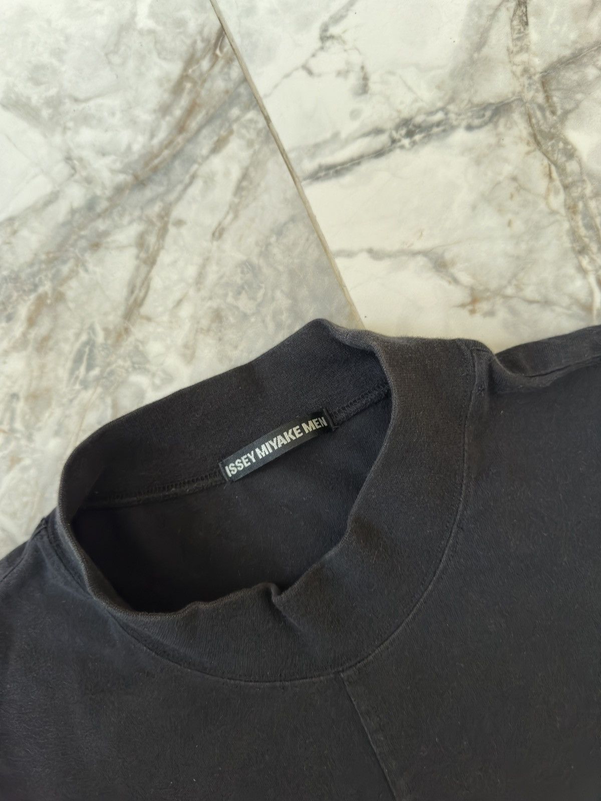 Issey Miyake Issey Miyake - Steve Jobs Black Mock Turtleneck Size US XL / EU 56 / 4 - 4 Thumbnail