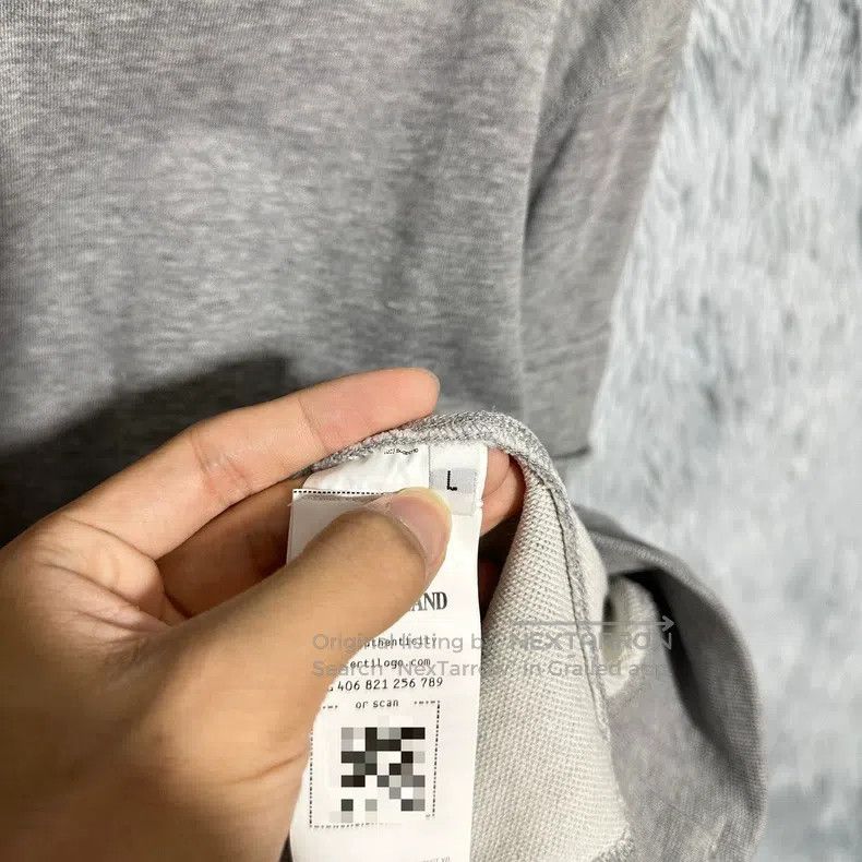 Stone Island Stone Island Round Neck Sweatshirt Pocket Sleeves Grey L S Size US L / EU 52-54 / 3 - 5 Thumbnail