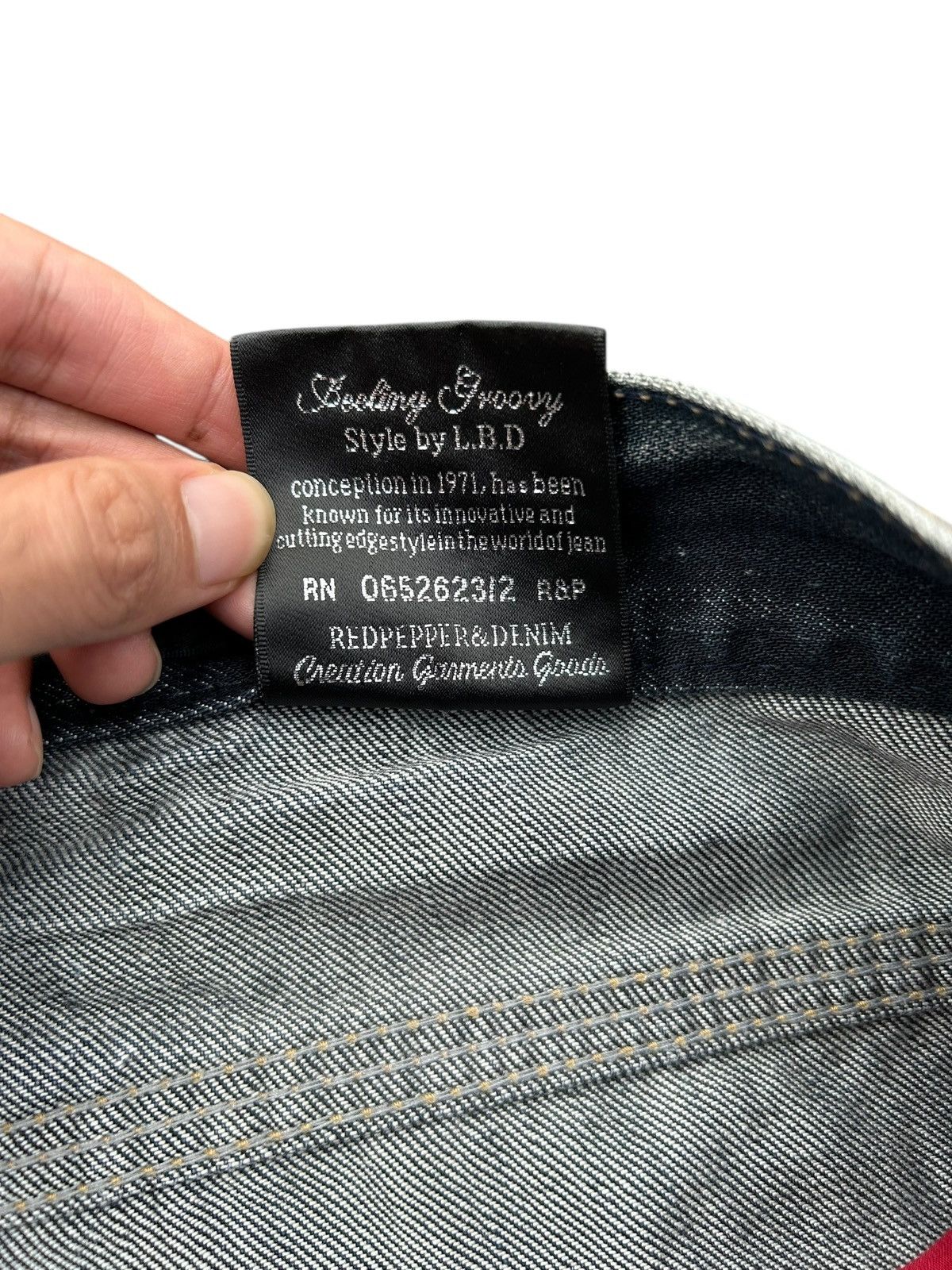 Kapital RED PEPPER JAPANESE DISTRESSED DENIM JEANS Size US 34 / EU 50 - 10 Thumbnail