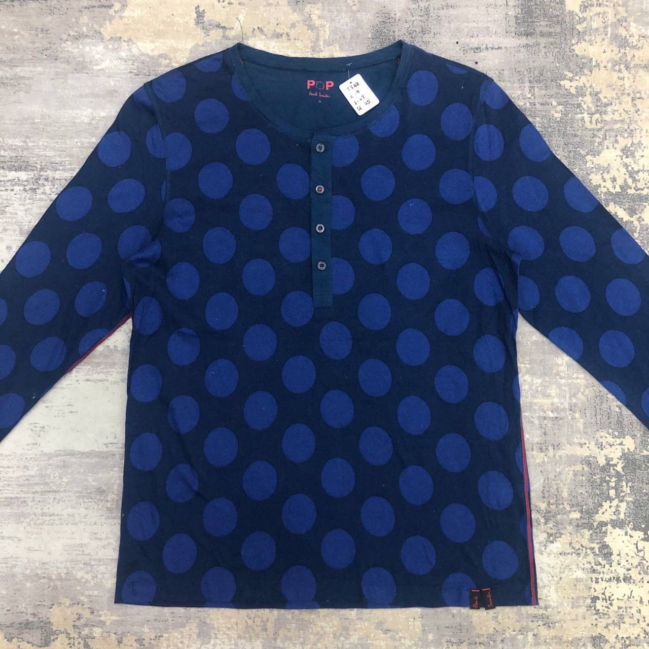 Paul Smith T548. PAUL SMITH POLKA DOT TEE Size L / US 10 / IT 46 - 1 Thumbnail