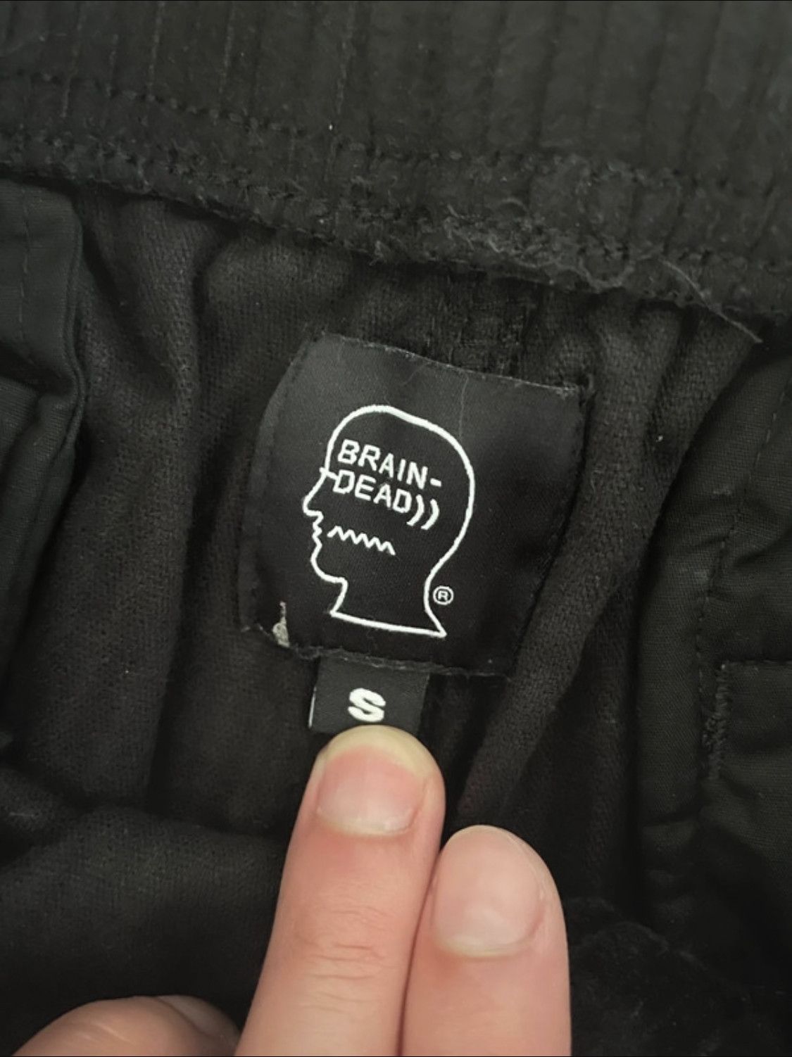 Brain Dead Brain Dead Corduroy Climber Pant Black S Size US 29 - 3 Thumbnail