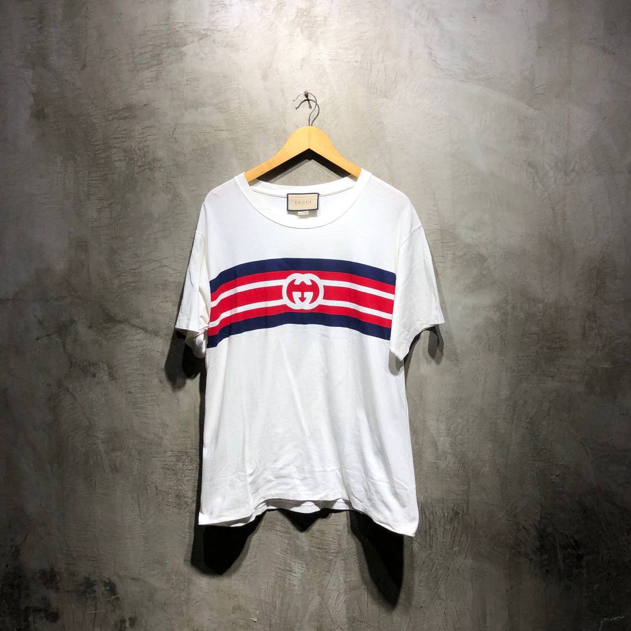 Gucci Gucci GG interlocking stripe tee Size US L / EU 52-54 / 3 - 1 Thumbnail