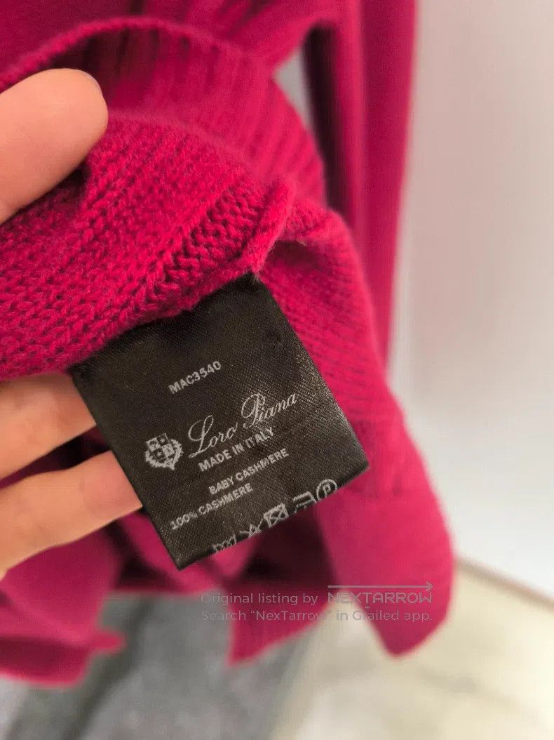 Loro Piana Loro Piana Magenta Knit Sweater Size XS / US 0-2 / IT 36-38 - 5 Thumbnail