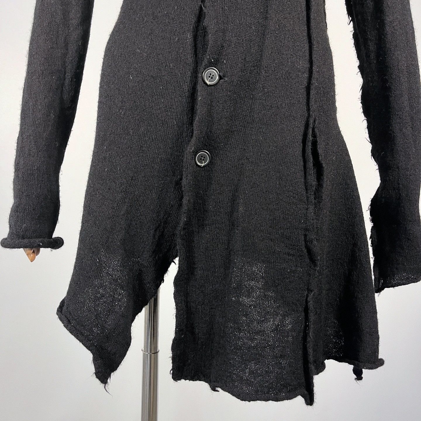 Rundholz RUNDHOLZ Black Wool Cardigan size S Size S / US 4 / IT 40 - 3 Thumbnail