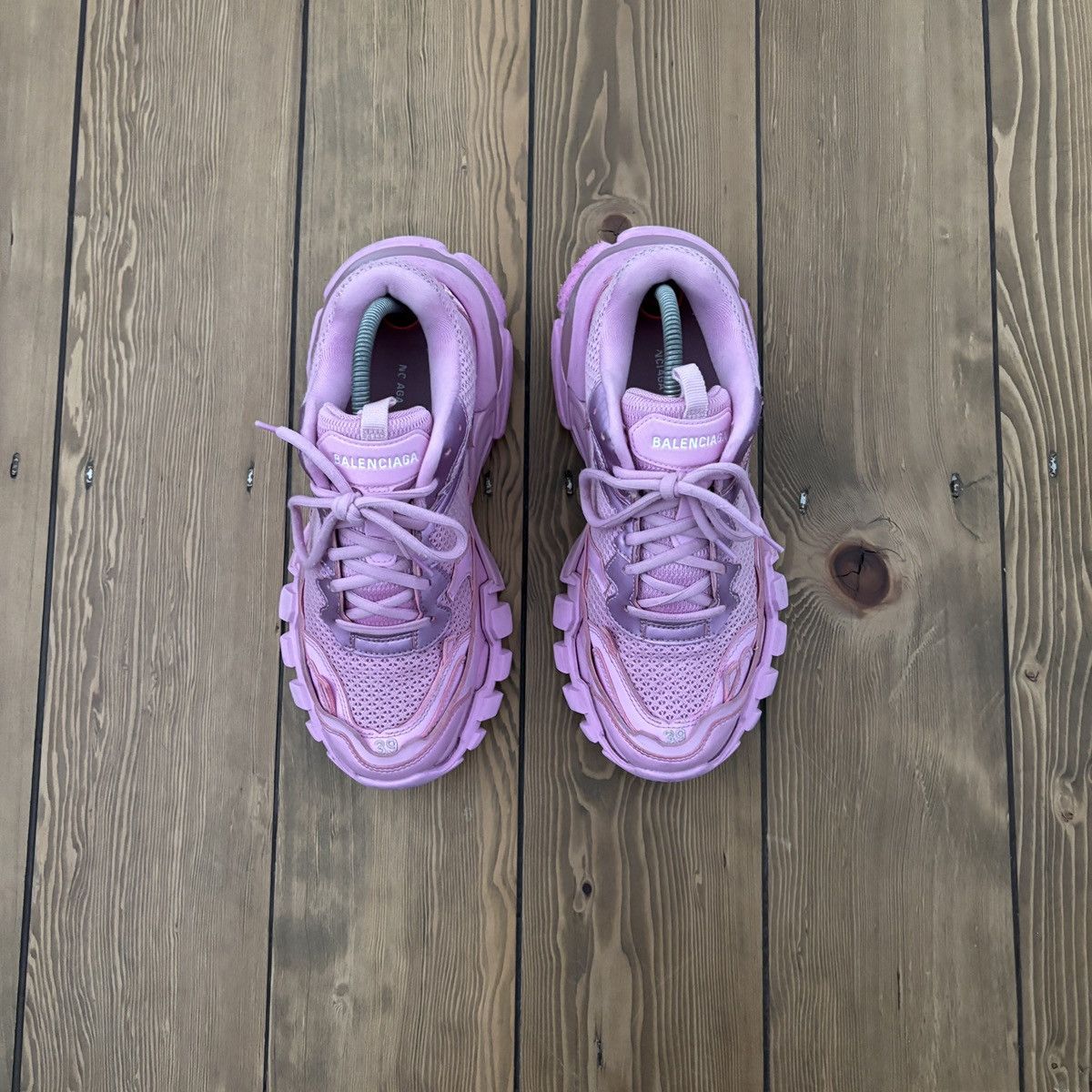 Balenciaga Balenciag Track 3 Distressed Trainers Platform Shoes Size US 8.5 / IT 38.5 - 3 Thumbnail