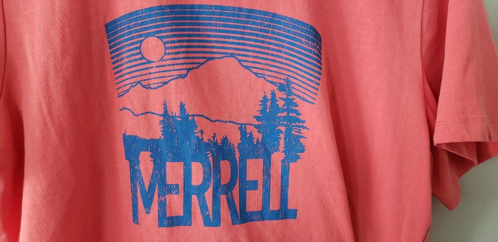 Merrell Merrell Women's Graphic Tshirt Pink Size XL Size XL / US 12-14 / IT 48-50 - 2 Thumbnail