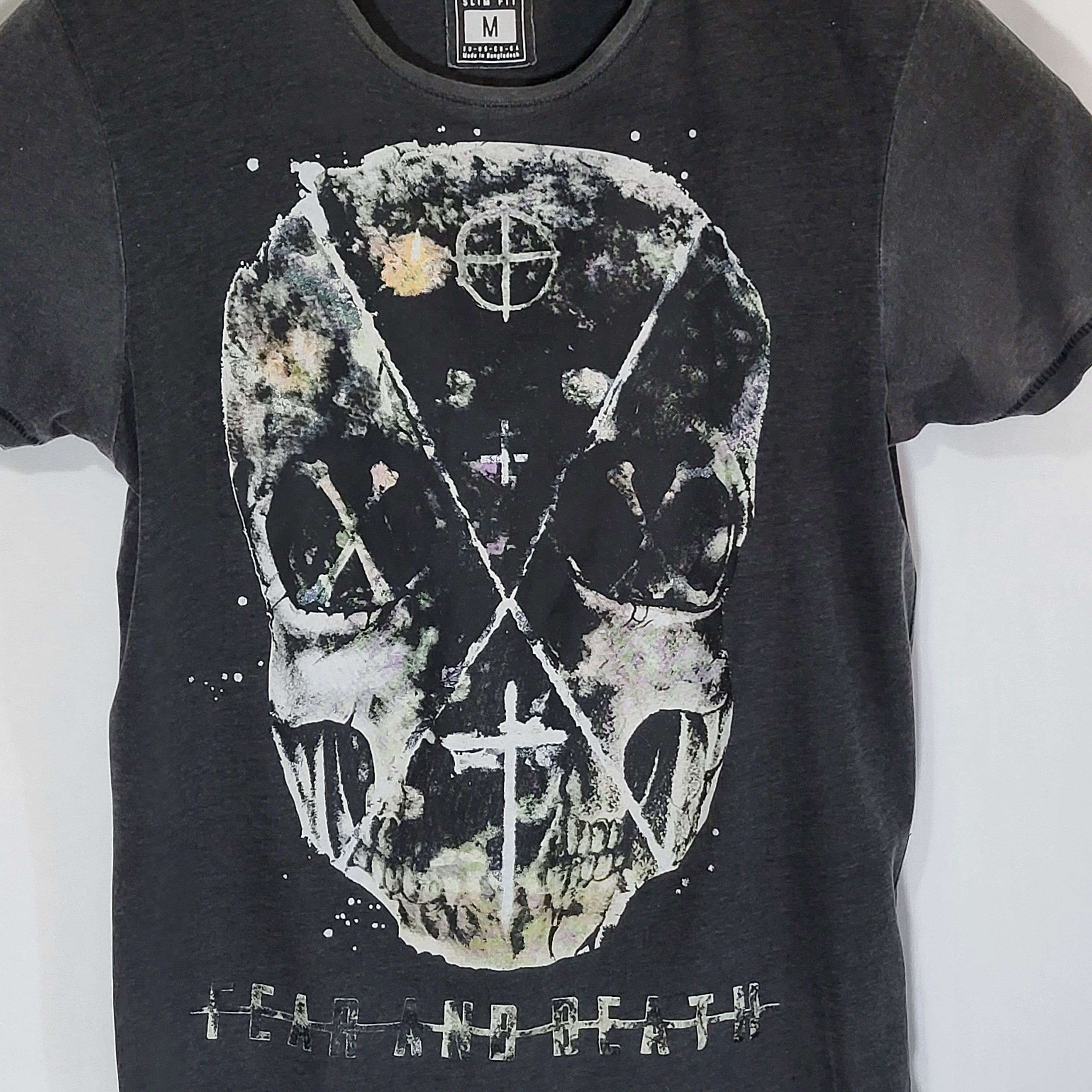 Vintage Skull fear and death vintage SMOG T-Shirt size M Size US M / EU 48-50 / 2 - 2 Thumbnail