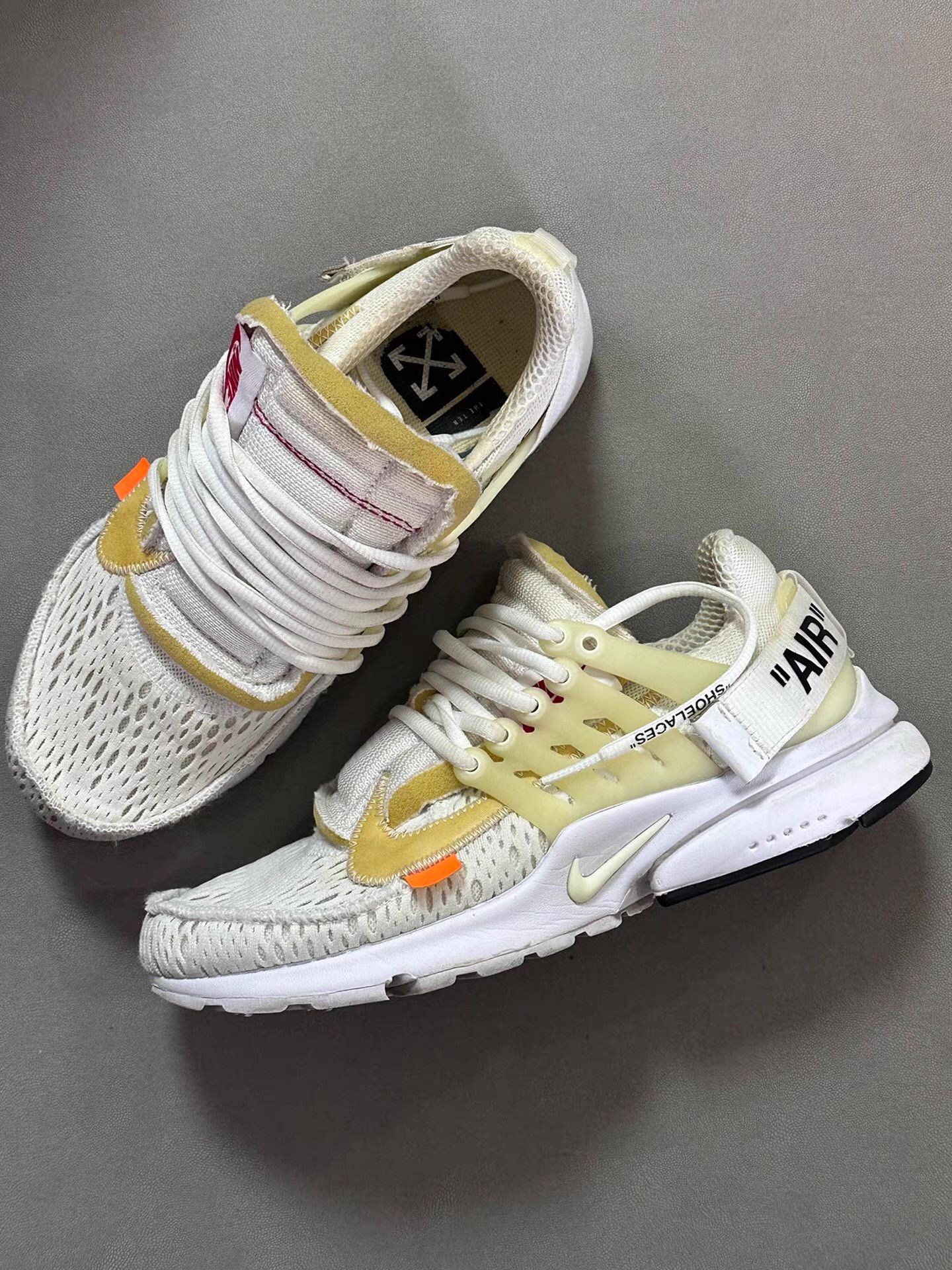 Nike Off-White x Nike Presto White Ｑ20 Size US 6 / EU 39 - 1 Thumbnail