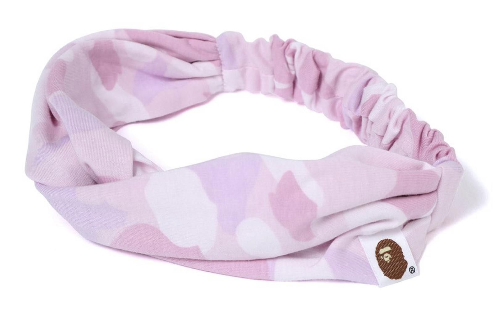Bape BAPE Pink Headband - A Bathing Ape - Rare - 50% Cotton Size ONE SIZE - 1 Thumbnail