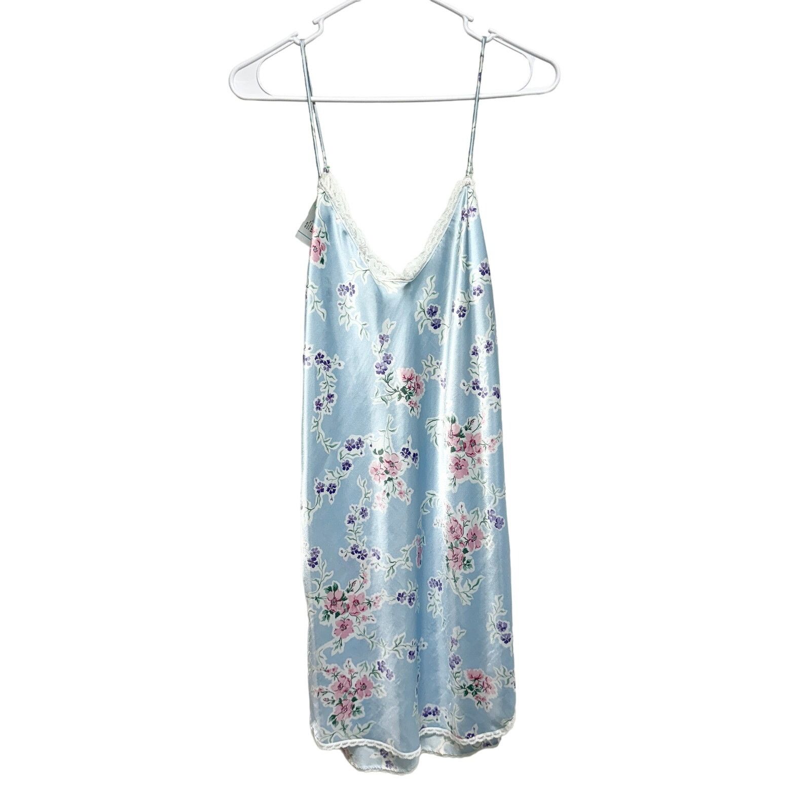 Vintage Vtg Barbizon Women Lace Slip Nightgown Mini Dress Medium Size M / US 6-8 / IT 42-44 - 3 Thumbnail