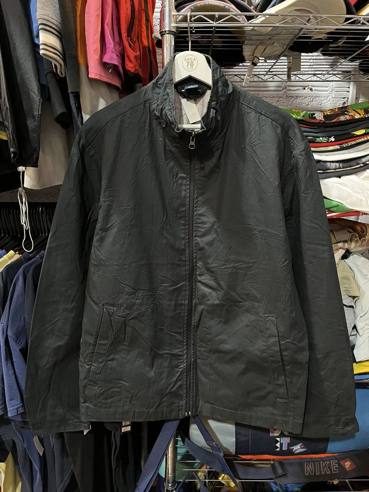 Gap × Vintage Gap Swing Top Jacket All Black 00s Size US L / EU 52-54 / 3 - 1 Thumbnail