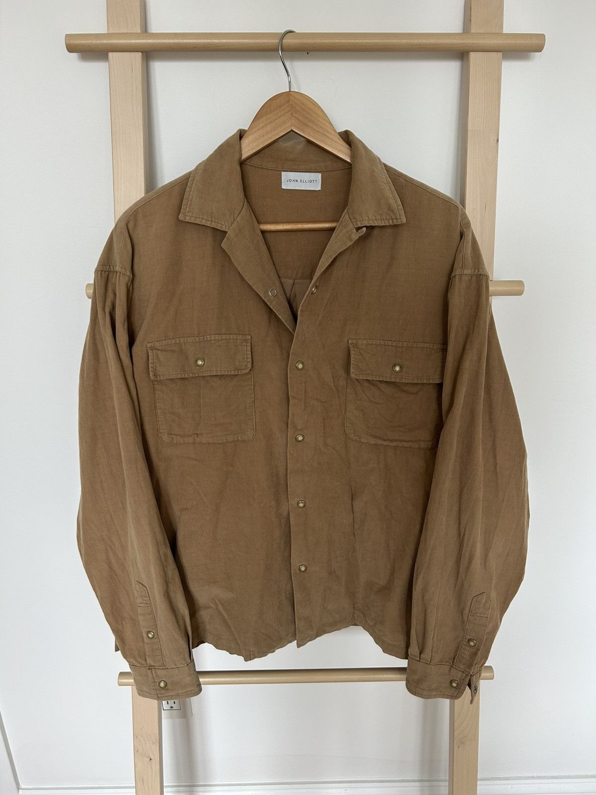 John Elliott Corduroy Snap Shirt Size US S / EU 44-46 / 1 - 1 Thumbnail