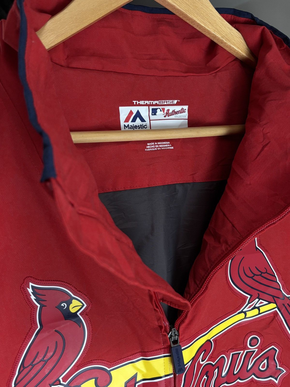 Majestic Majestic St. Louis Cardinals MLB Jersey Jacket USA Baseball Size US XL / EU 56 / 4 - 5 Thumbnail