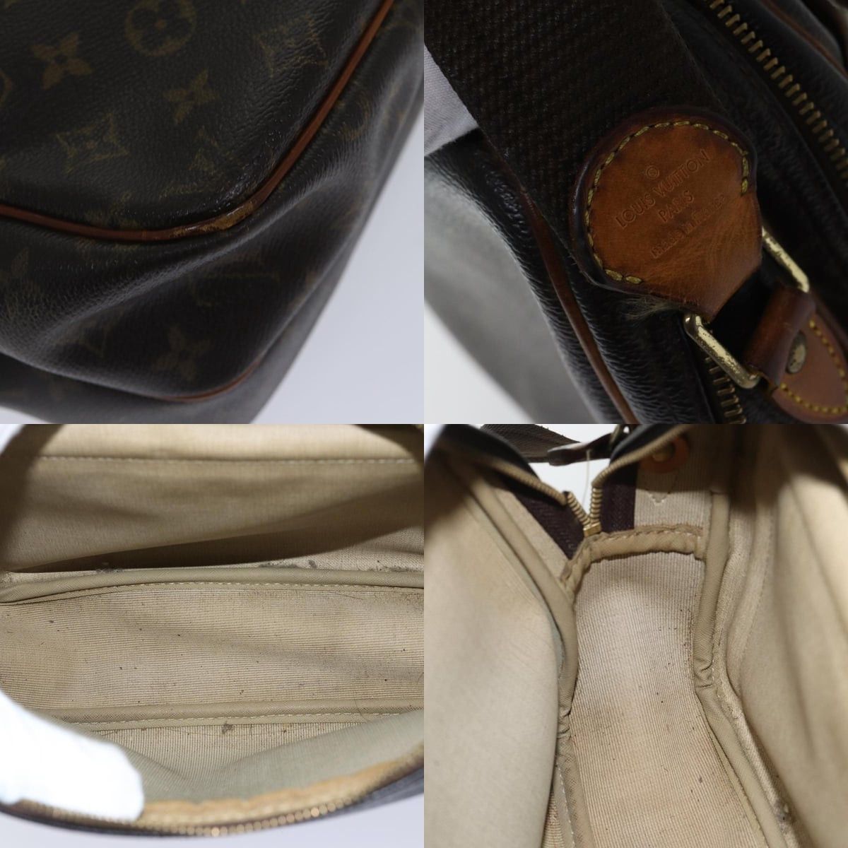 LOUIS VUITTON Monogram Reporter PM Shoulder Bag M45254