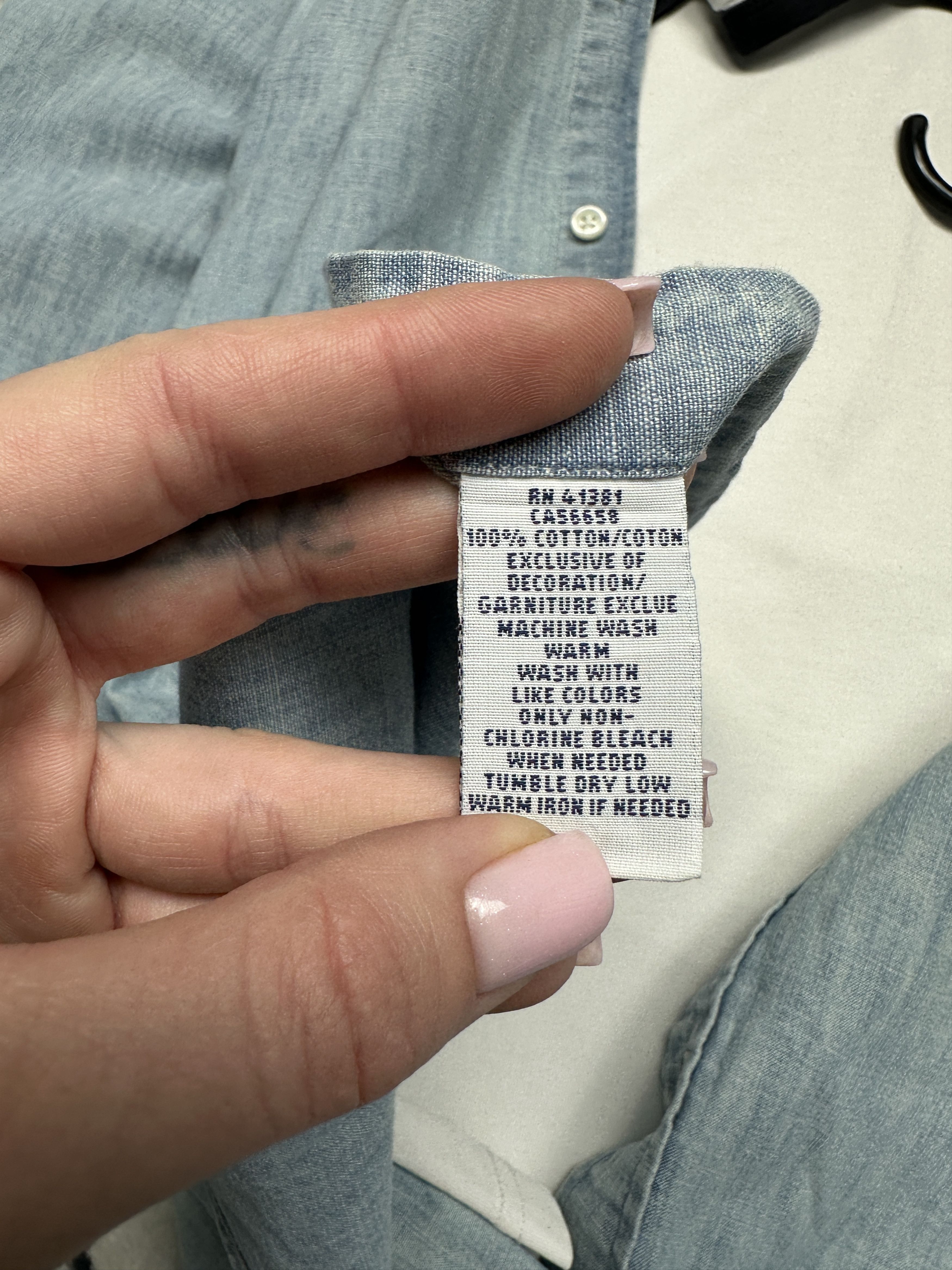 Polo Ralph Lauren Polo Ralph Lauren Vintage Mens Denim Shirt Size US L / EU 52-54 / 3 - 6 Thumbnail