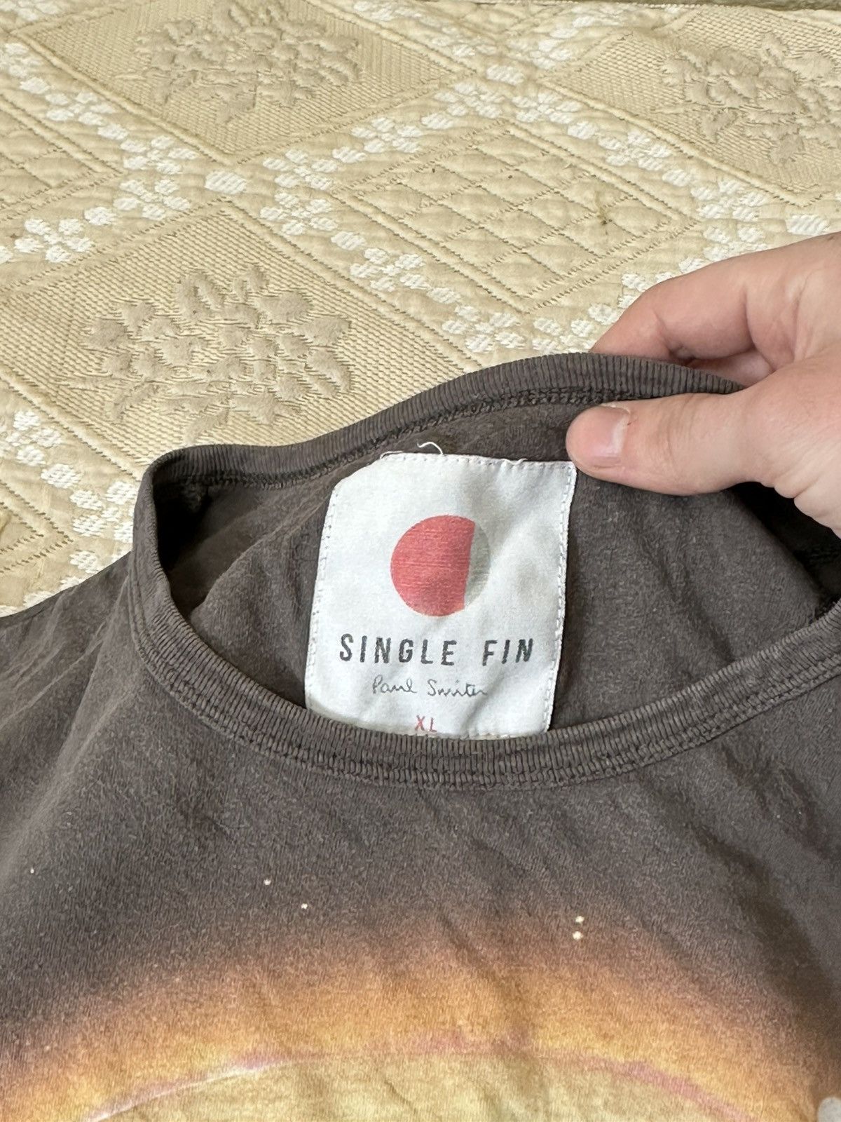 Paul Smith 🔥 Paul Smith Single Fin Japan Sun Space Art Y2K T Shirt Rare Size US XL / EU 56 / 4 - 6 Thumbnail