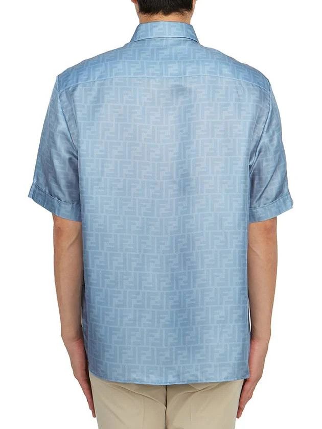 Fendi o1w1db10325 FS0795 Shirt in Blue Size US S / EU 44-46 / 1 - 5 Thumbnail