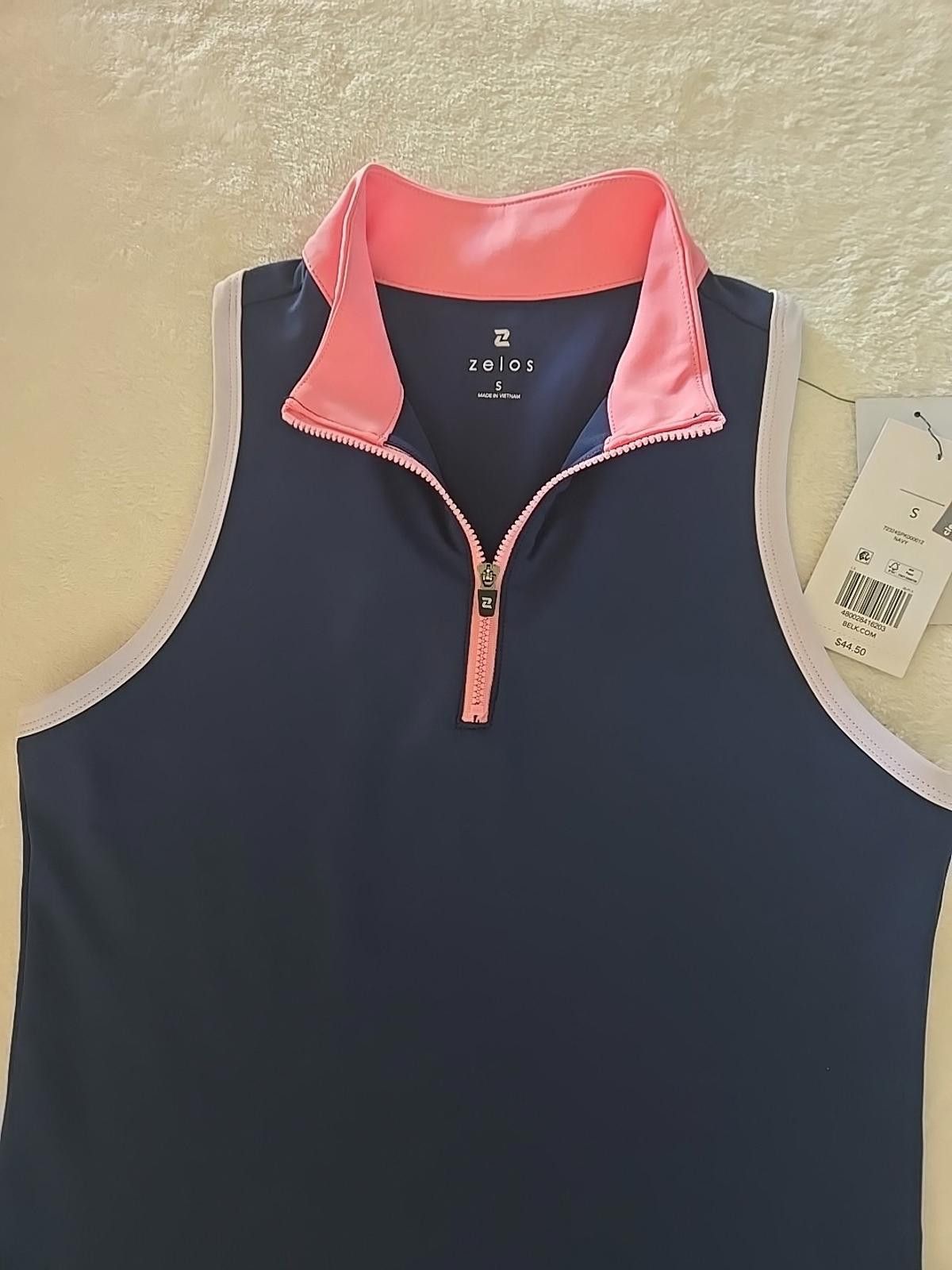 Zylos George Machado Zelos Womens Activewear Athletic Sleeveless Top $44 NEW Size S / US 4 / IT 40 - 3 Thumbnail