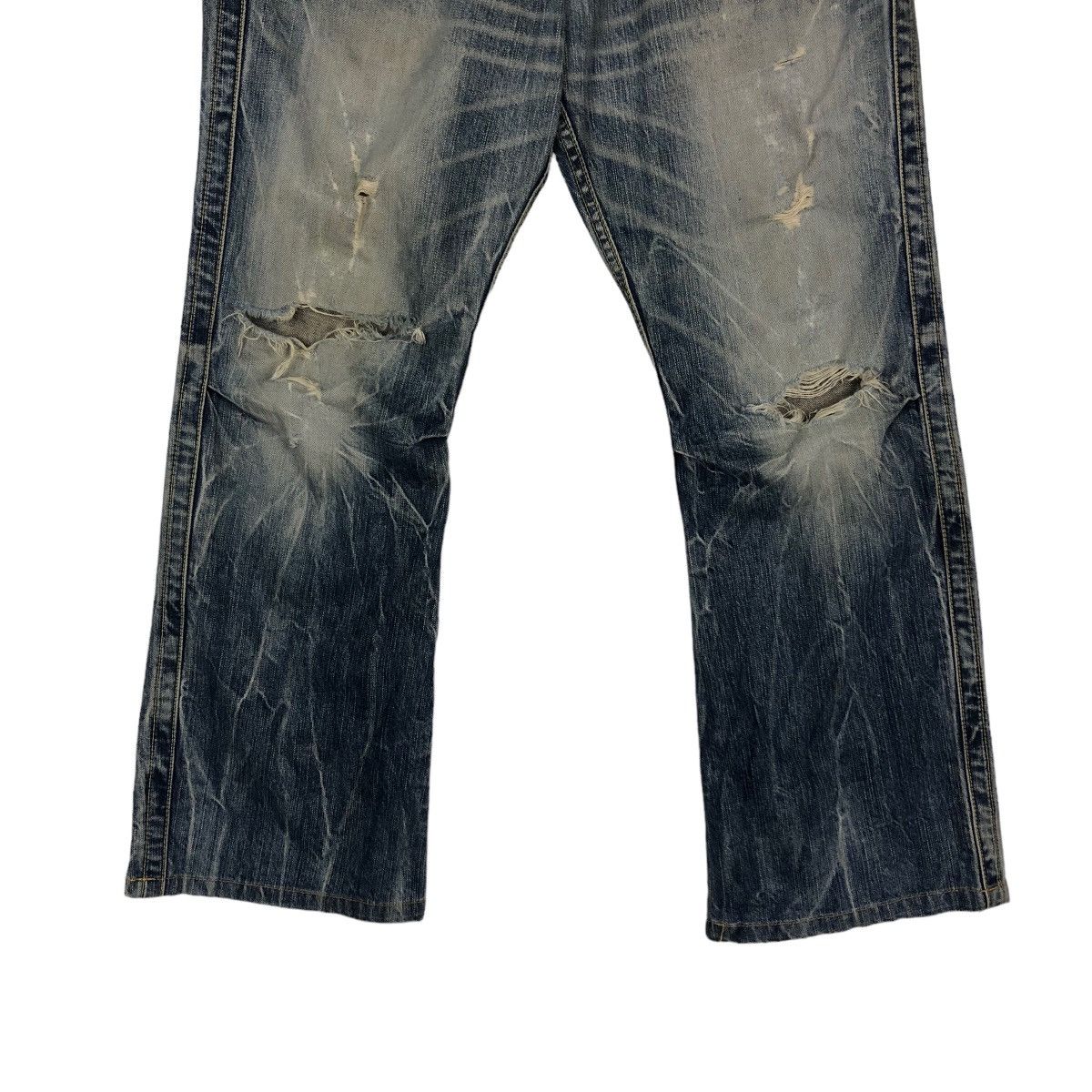 Hysteric Glamour 🔥Made in Nippon Distressed Biker Jeans Denim Size US 34 / EU 50 - 5 Thumbnail