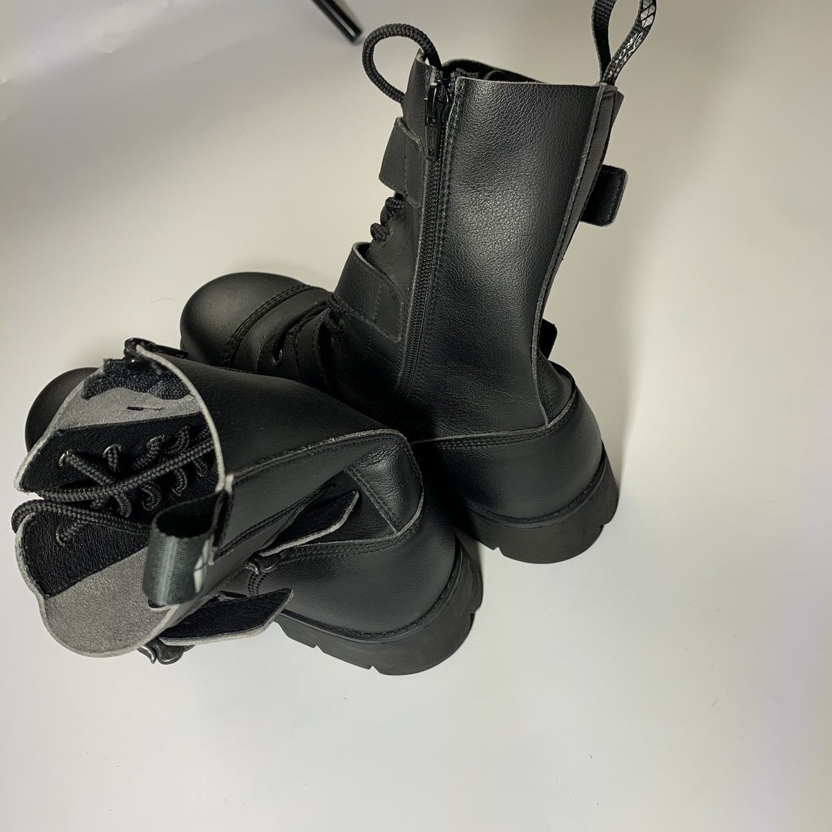 New Rock New Rock Reactor Punk Leather Skull Boots Size US 9 / EU 42 - 14 Thumbnail