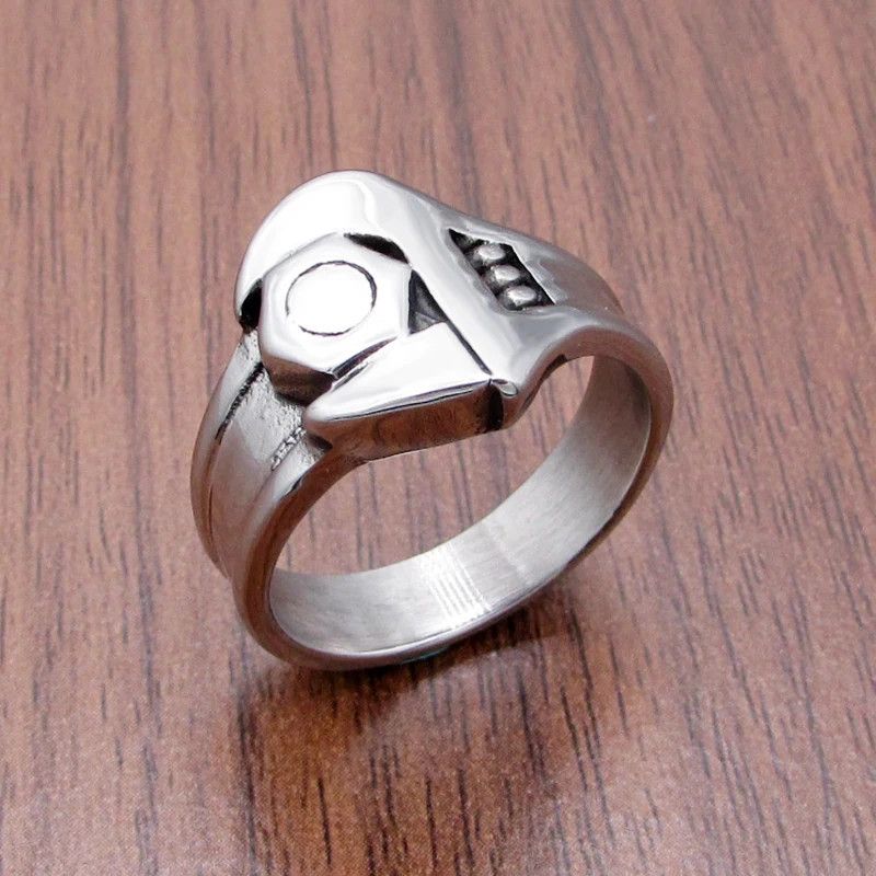 Jewelry Biker Mechanic Screw Wrench Ring Size ONE SIZE - 3 Thumbnail
