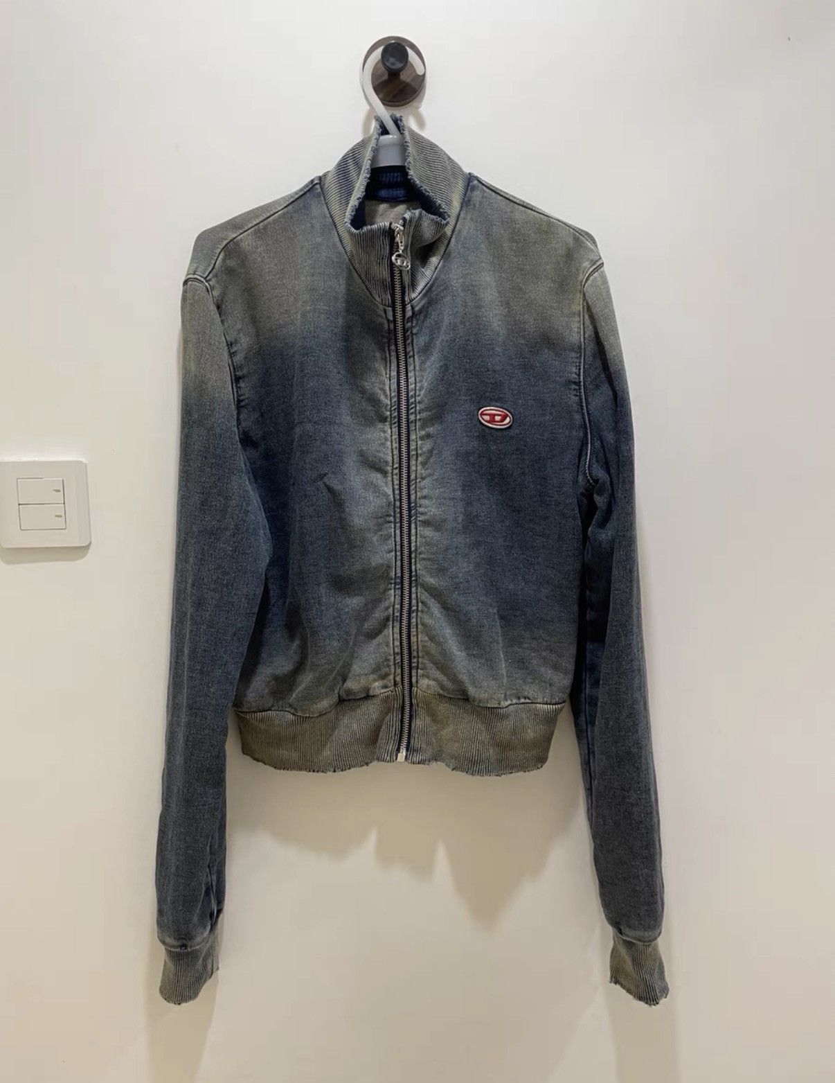 Diesel Washed Distressed Denim Jacket