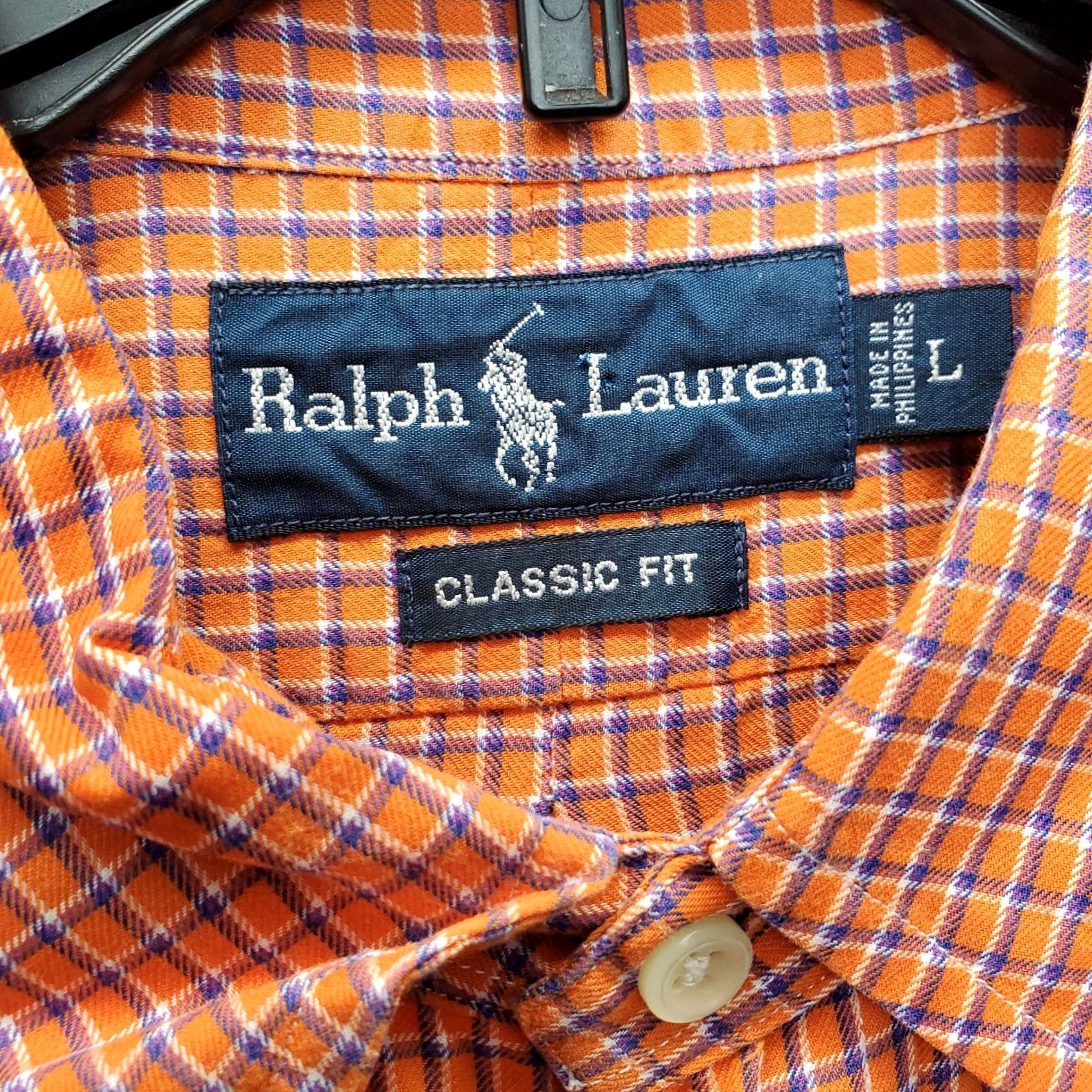 Ralph Lauren Ralph Lauren Shirt Mens L Multicolor Check Button-Down Collared Casual Classic Fit Shirt Size US L / EU 52-54 / 3 - 5 Thumbnail