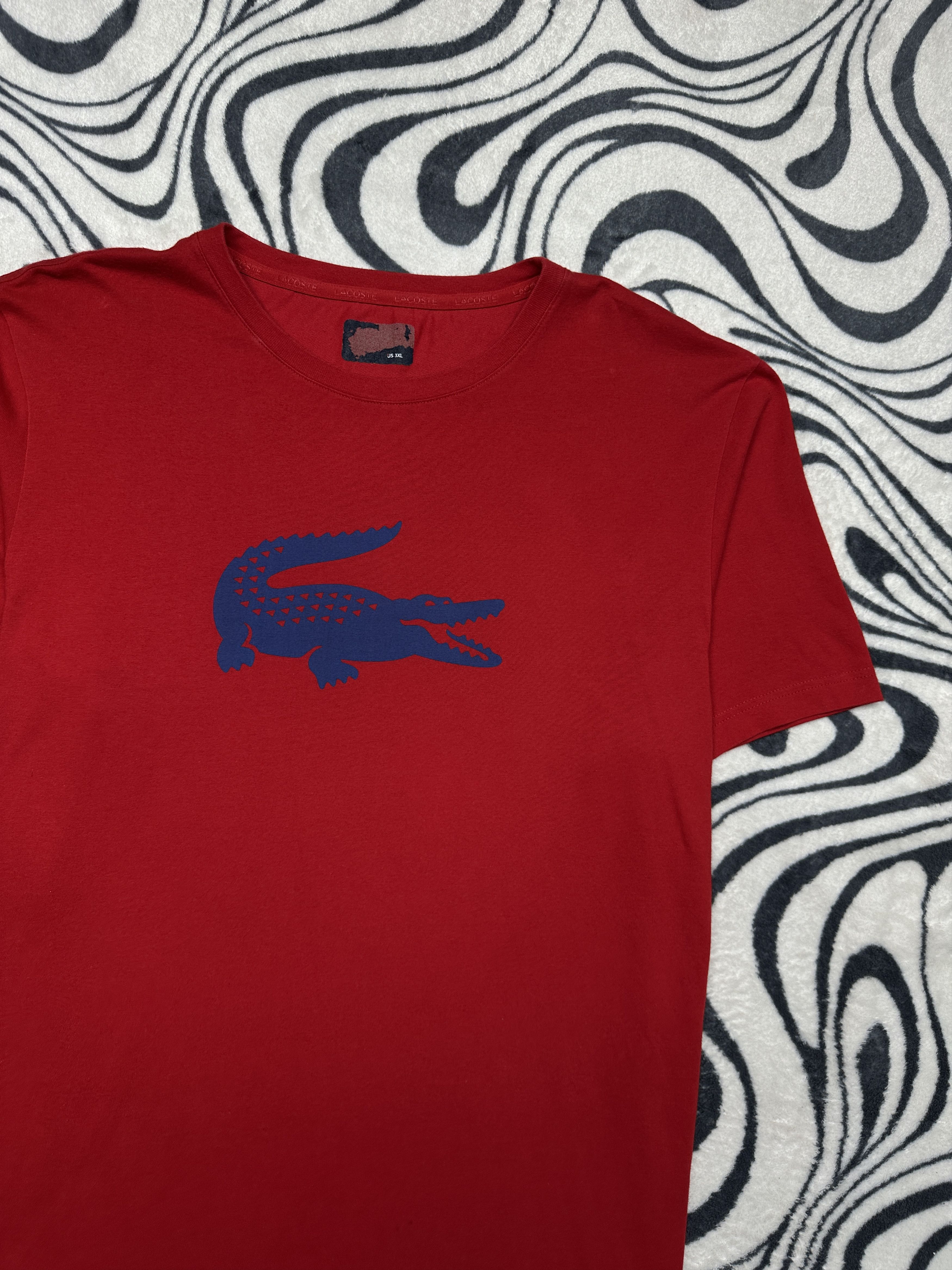 Lacoste Lacoste Vintage Mens T-Shirt Tee Size US XXL / EU 58 / 5 - 2 Thumbnail