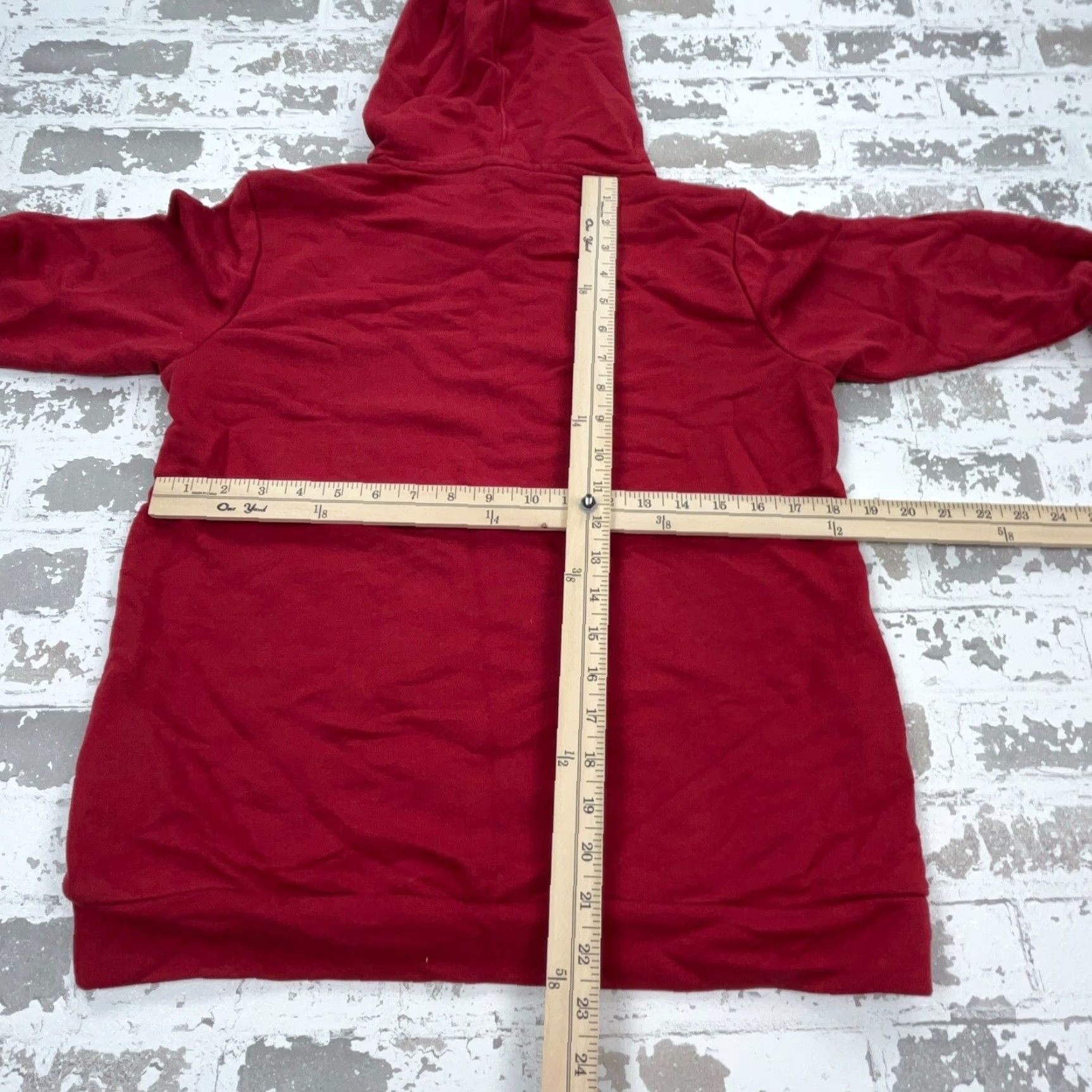 Adidas Adidas Hoodie Women Medium Red White Sweatshirt Sweater Logo Pullover Casual Activewear Size M / US 6-8 / IT 42-44 - 6 Thumbnail