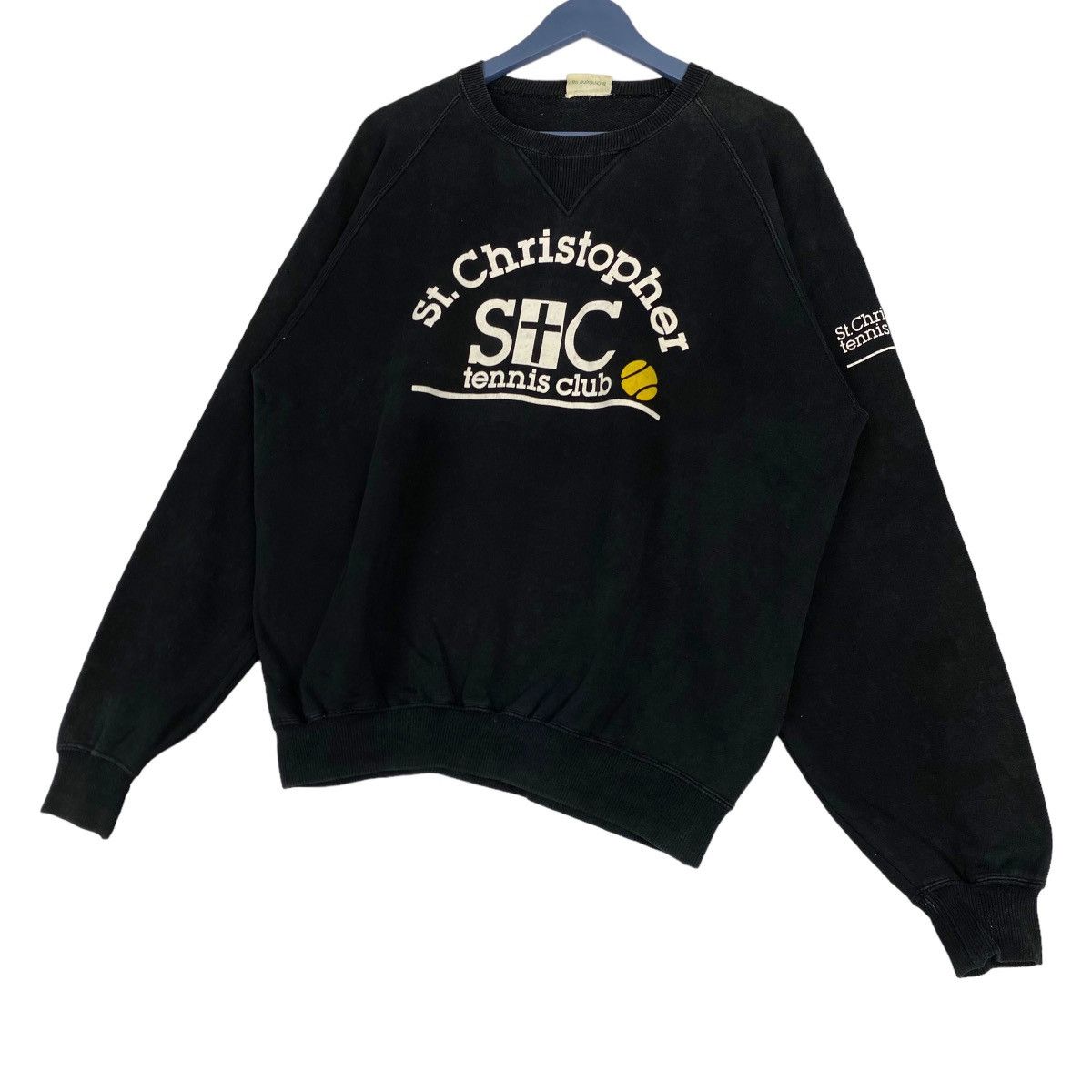 Vintage Vintage St. Christophers Tennis Club Graphic Crewneck Size US XL / EU 56 / 4 - 2 Thumbnail