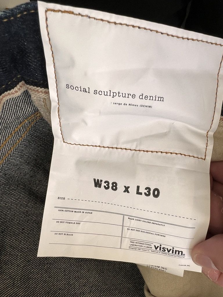 Visvim SOCIAL SCULPTURE 20 - RAW MUD DYE - W38 L30 Size US 42 / EU 58 - 8 Thumbnail