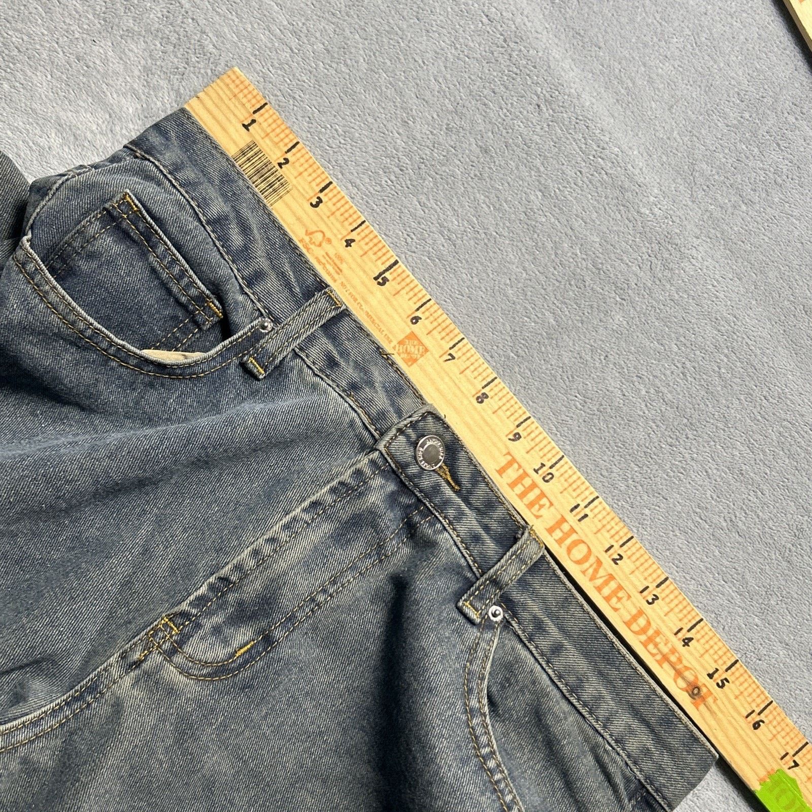 JNCO Patchwork Beyond Baggy Jeans sz 7 32x31 Wide Loose Hamilton Size 32" / US 10 / IT 46 - 8 Thumbnail