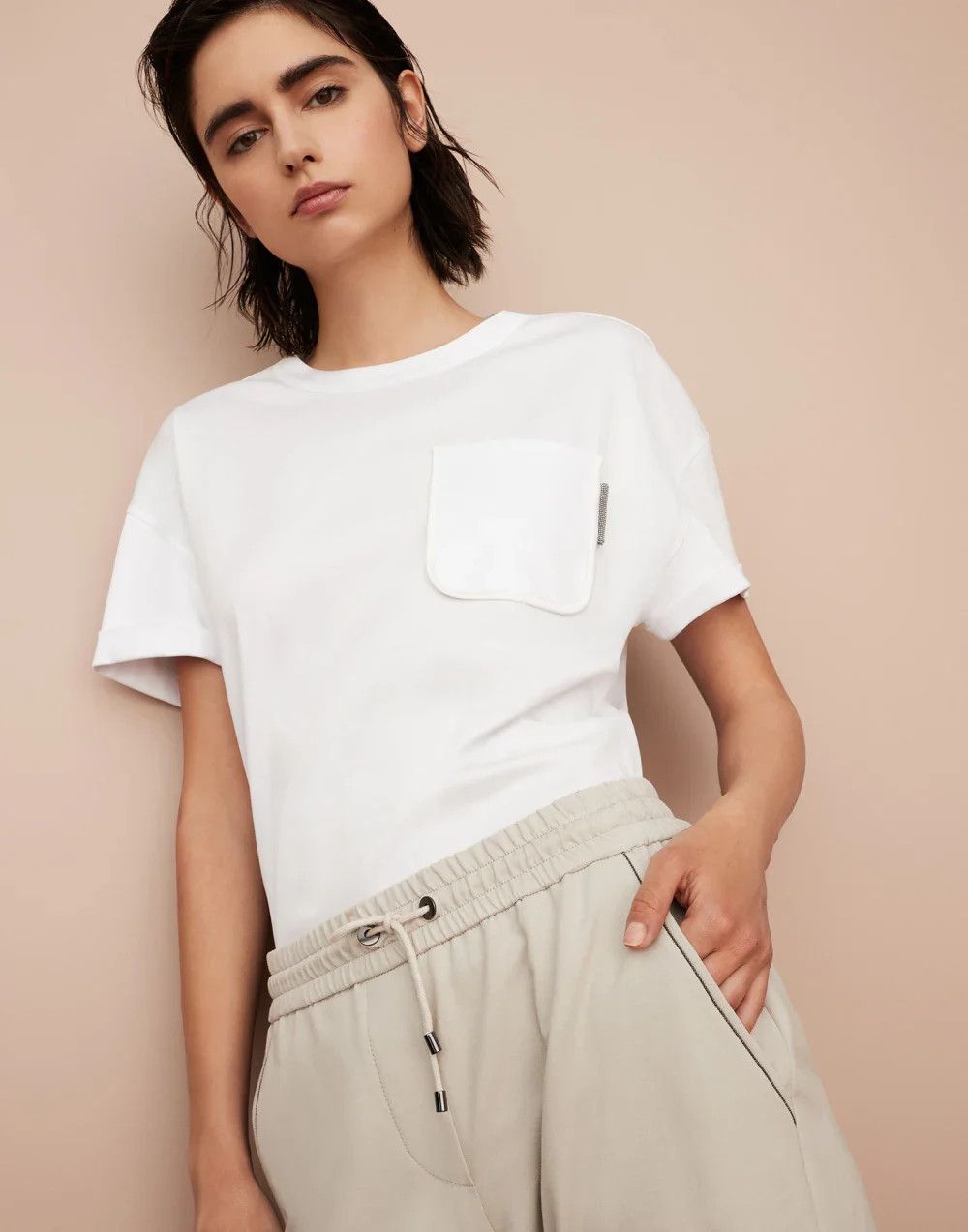 o1la1rc1a0425 Lady Sport Pants in Natural